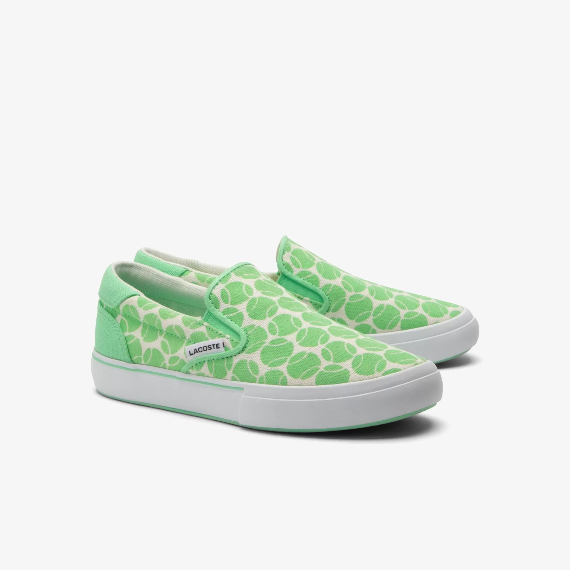 LACOSTE Children's Jump Serve Tennis Print Slip-On^Kids Shoes & Accessories