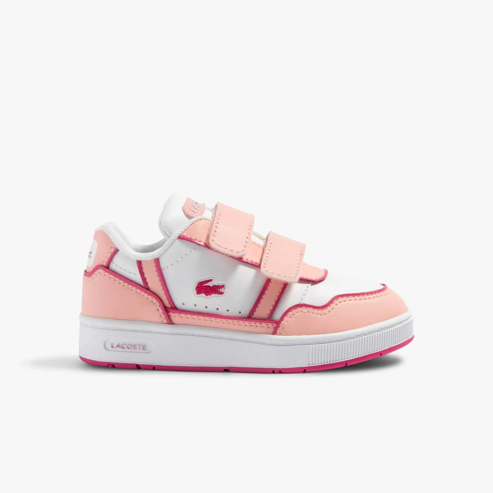 LACOSTE Infants’ Contrast Sole T-Clip Sneakers^Kids Shoes & Accessories