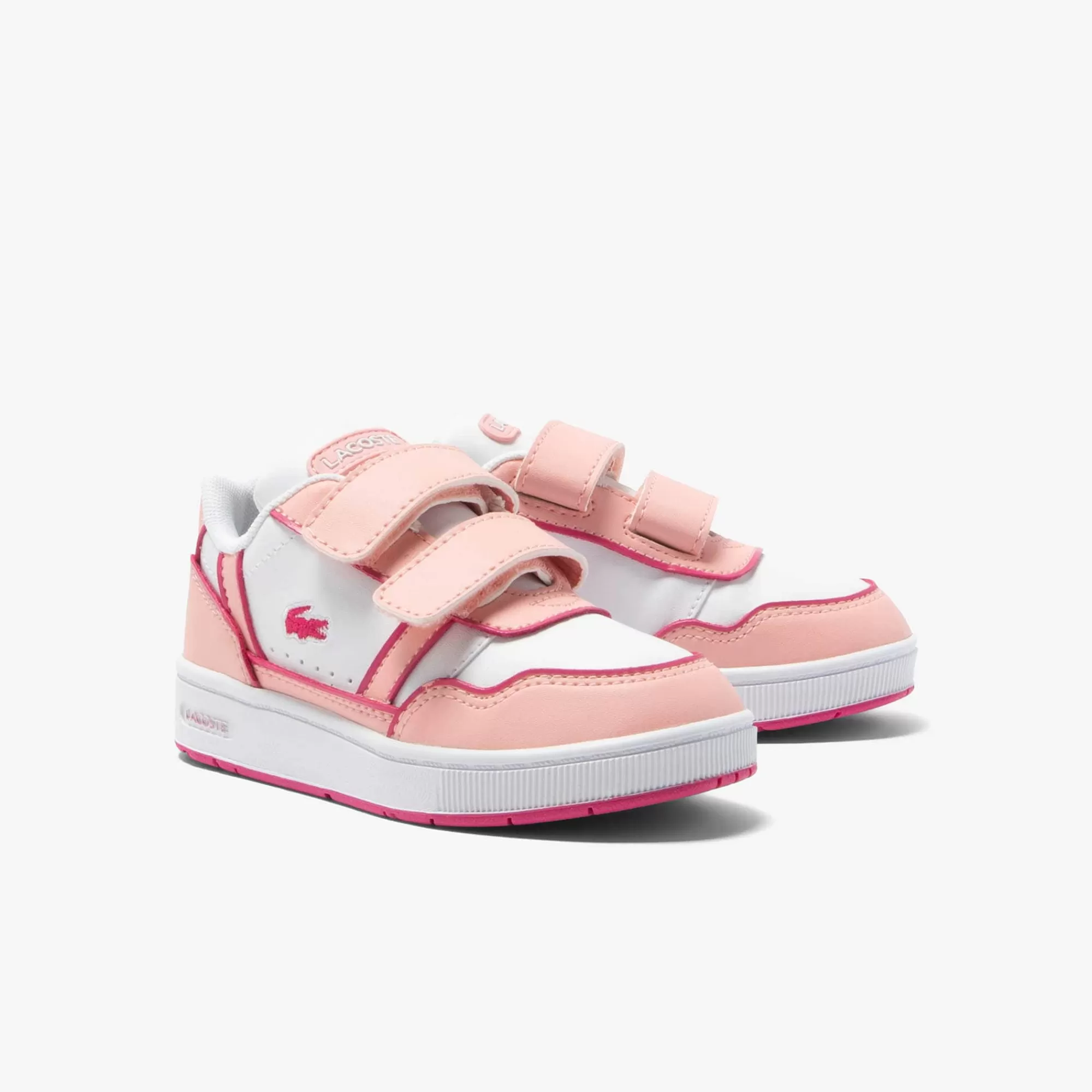 LACOSTE Infants’ Contrast Sole T-Clip Sneakers^Kids Shoes & Accessories