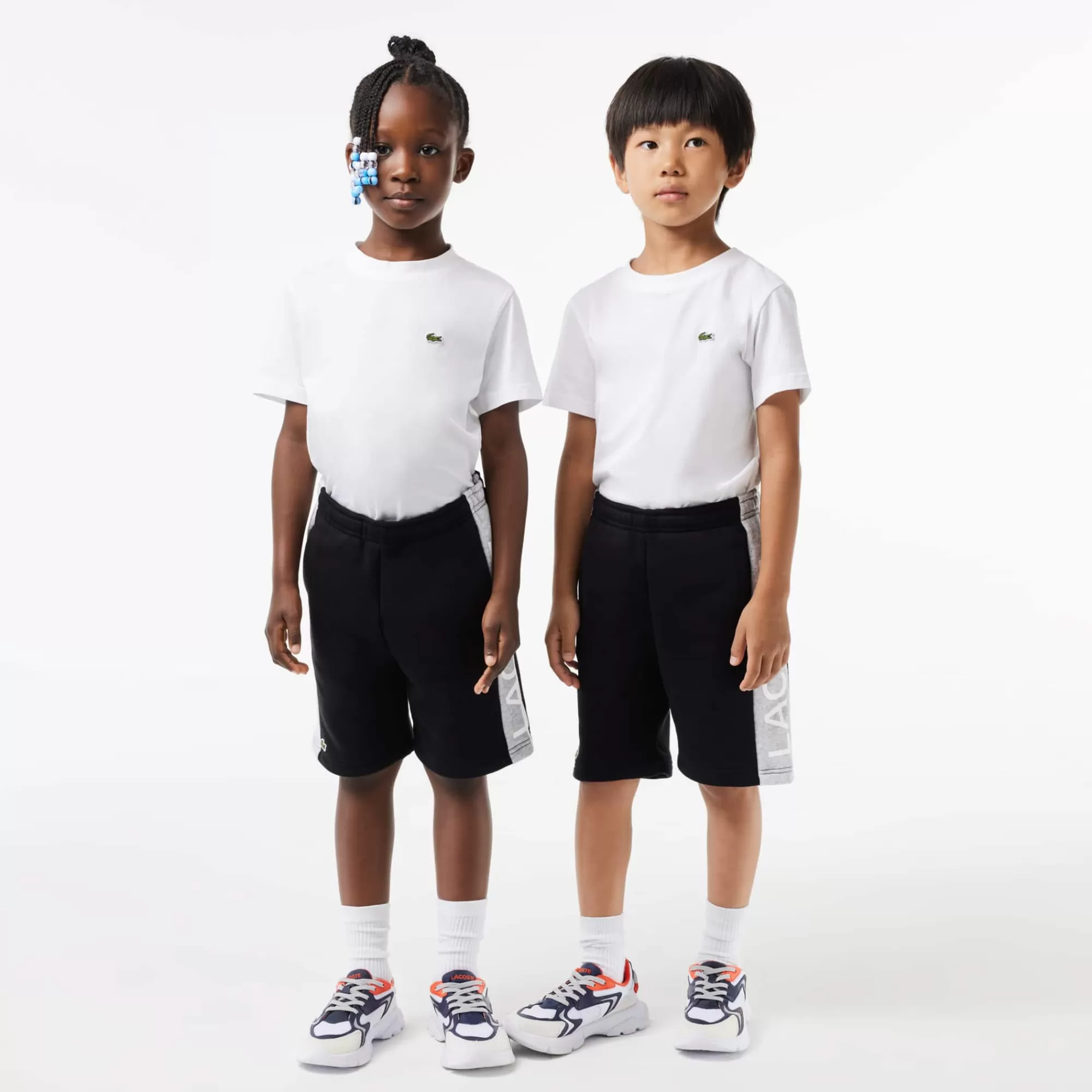 LACOSTE Kids' Color Stripe Cotton Shorts^Kids Pants & Shorts | Pants & Shorts