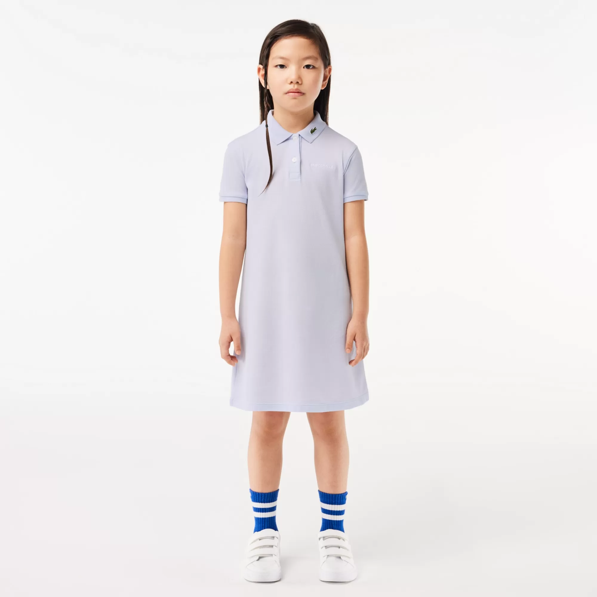 LACOSTE Kids' Crocodelle Logo Piqué Dress^Kids Dresses & Skirts | Dresses & Skirts