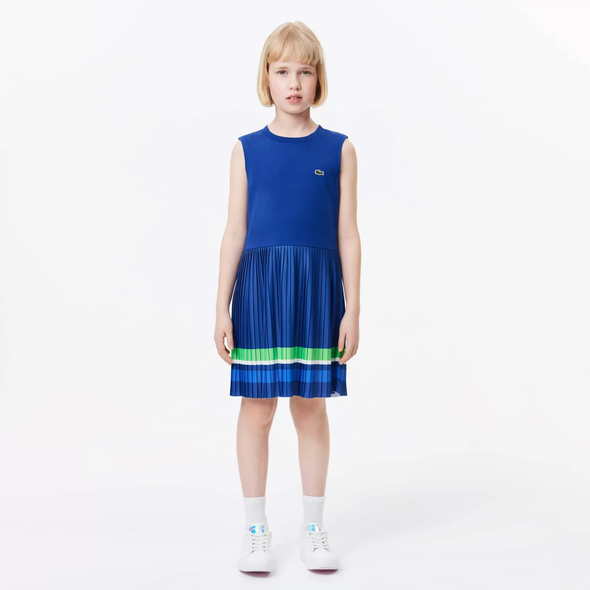 LACOSTE Kids' Lightweight Cotton Pleat Skirt Dress^Kids Dresses & Skirts | Dresses & Skirts