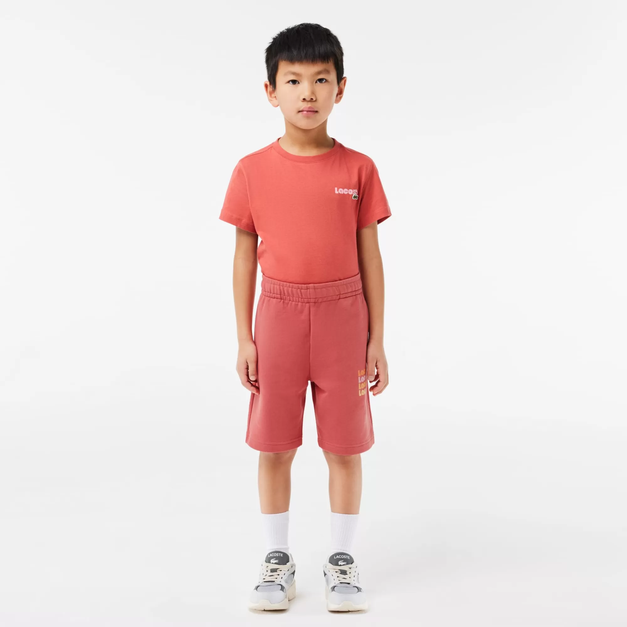 LACOSTE Kids' Printed Fleece Shorts^Kids Pants & Shorts | Pants & Shorts