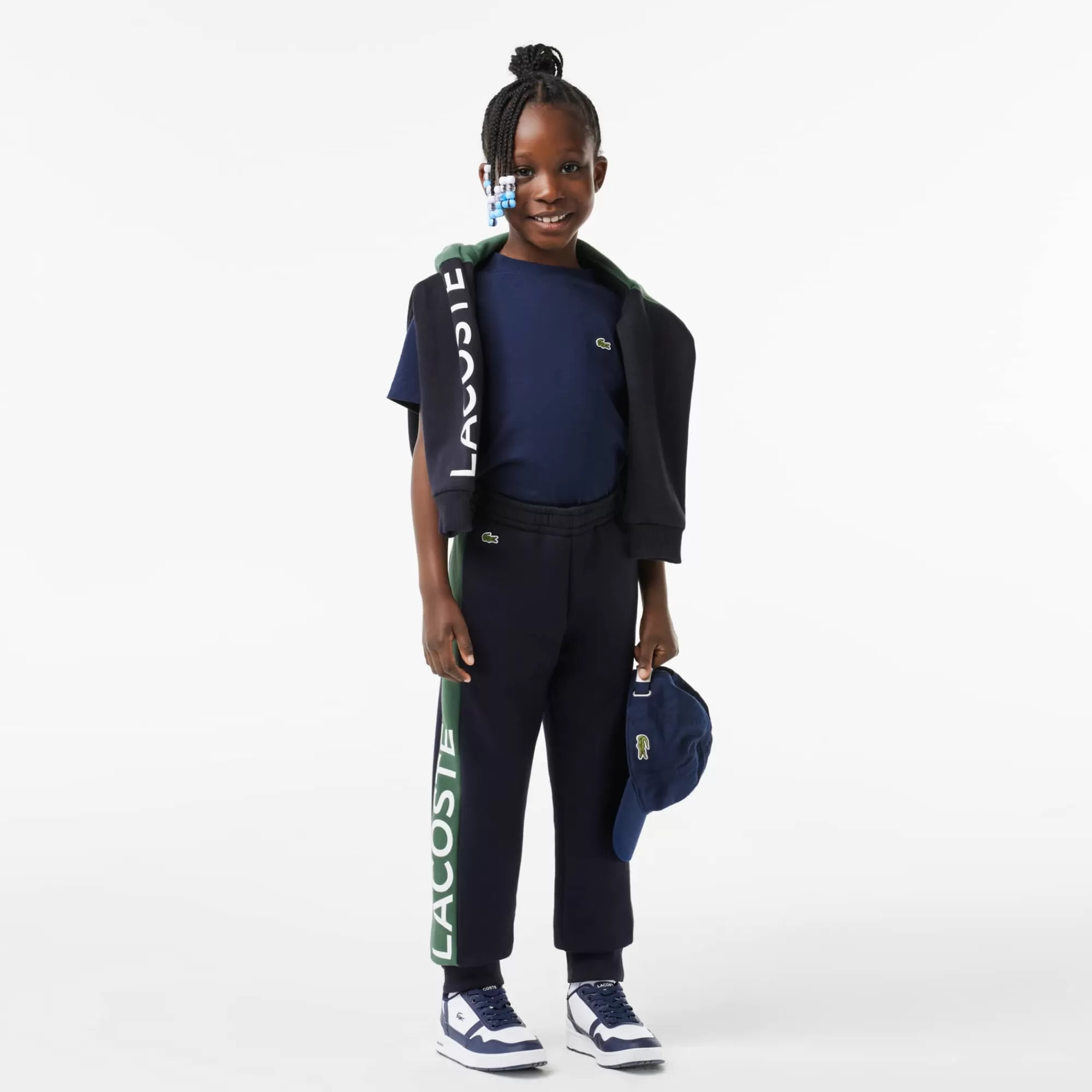 LACOSTE Kids' Printed Fleece Sweatpants^Kids Pants & Shorts | Pants & Shorts