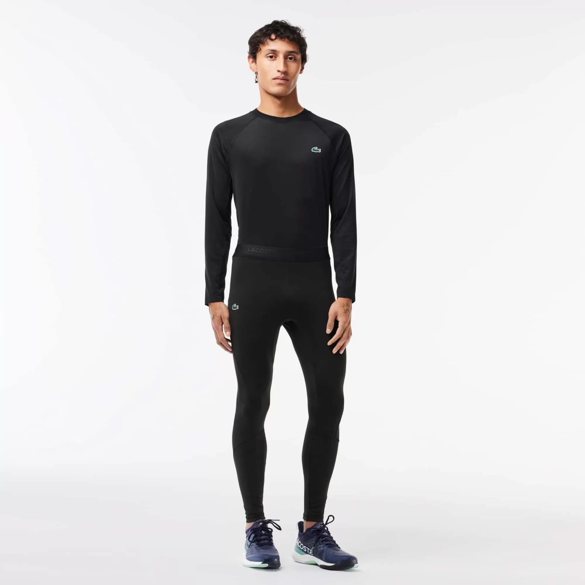 LACOSTE Men's Branded Recycled Fiber Sport Leggings^ Fitness & Training | Pants & Sweatpants