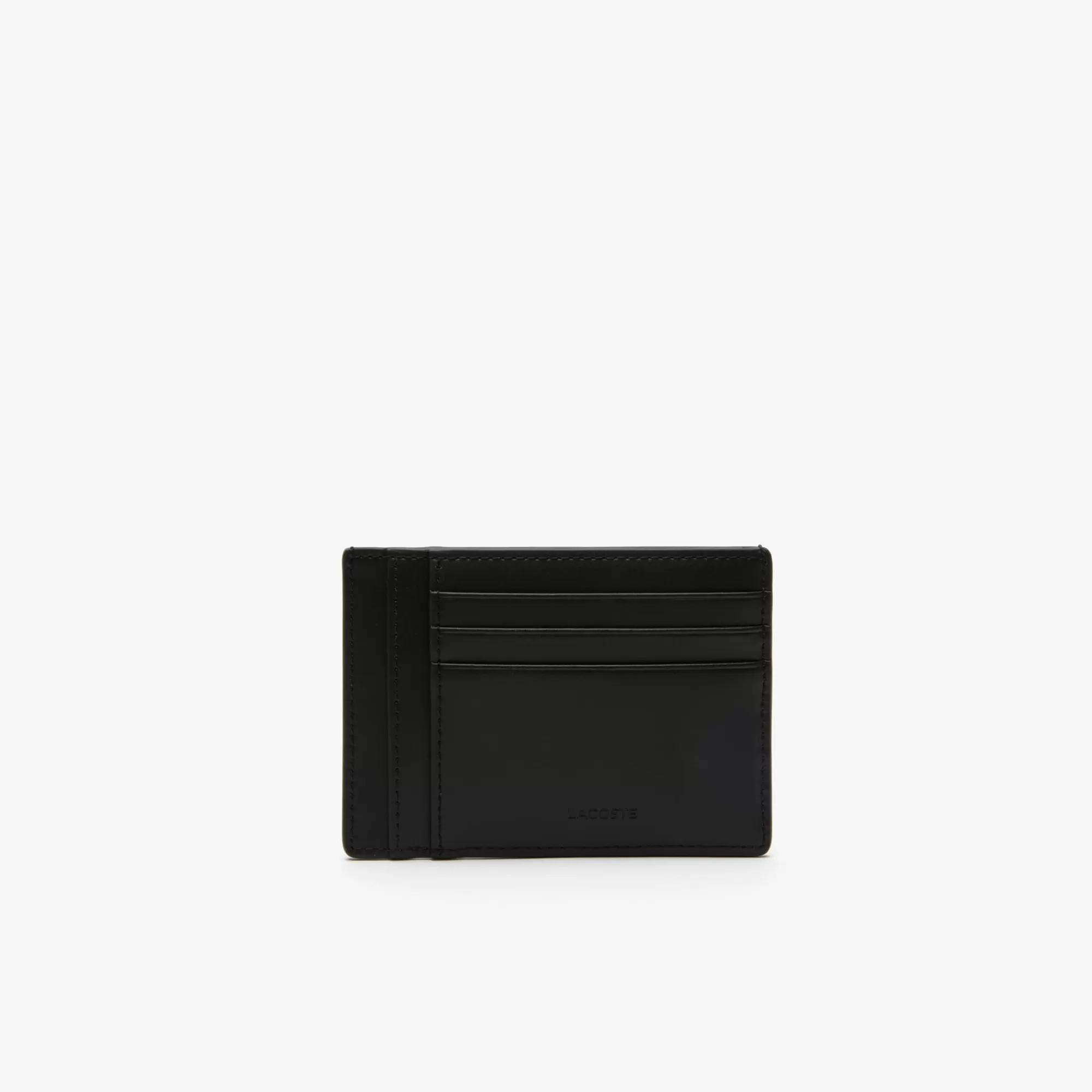 LACOSTE Men's Chantaco Leather Card Holder^ Small Leather Goods