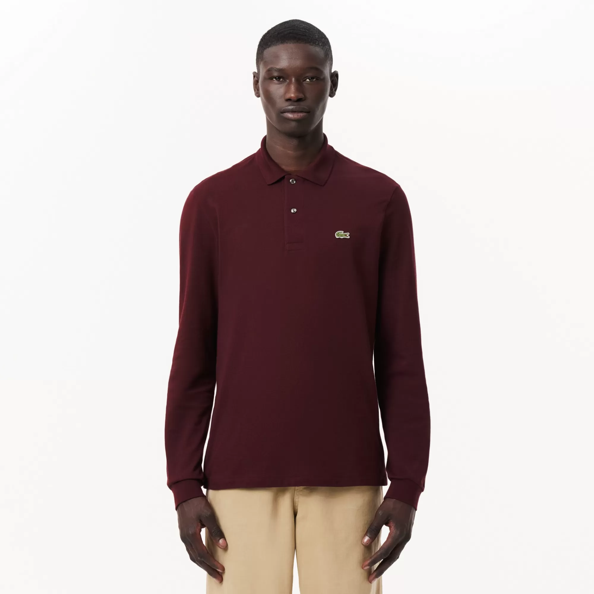 LACOSTE Men's Classic Fit Long Sleeve L.12.12 Polo^ Polos