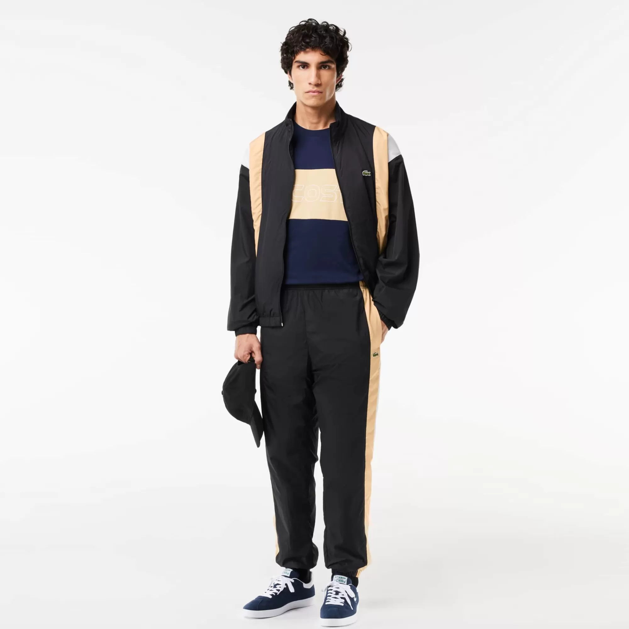 LACOSTE Men's Colorblock Waterproof Track Jacket^ Jackets & Coats
