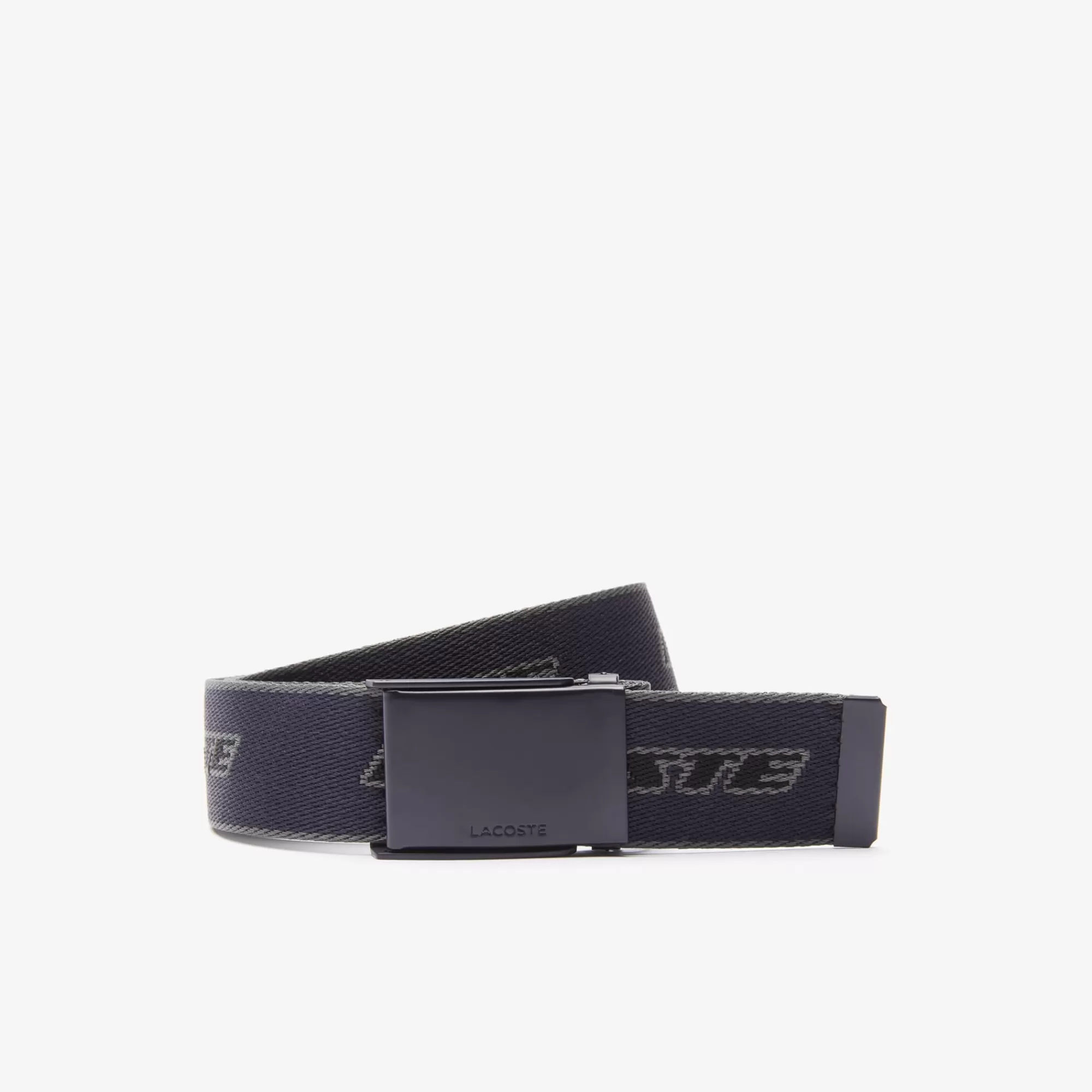 LACOSTE Men's Contrast Branded Canvas Belt^ Caps & Hats | Belts