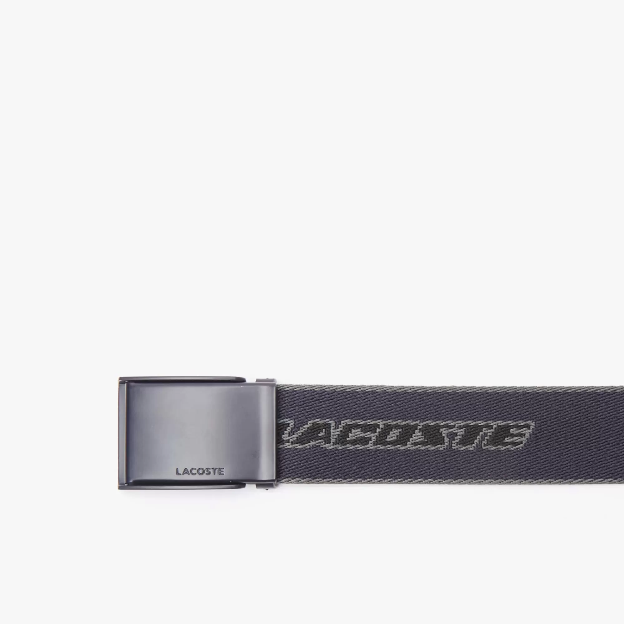 LACOSTE Men's Contrast Branded Canvas Belt^ Caps & Hats | Belts