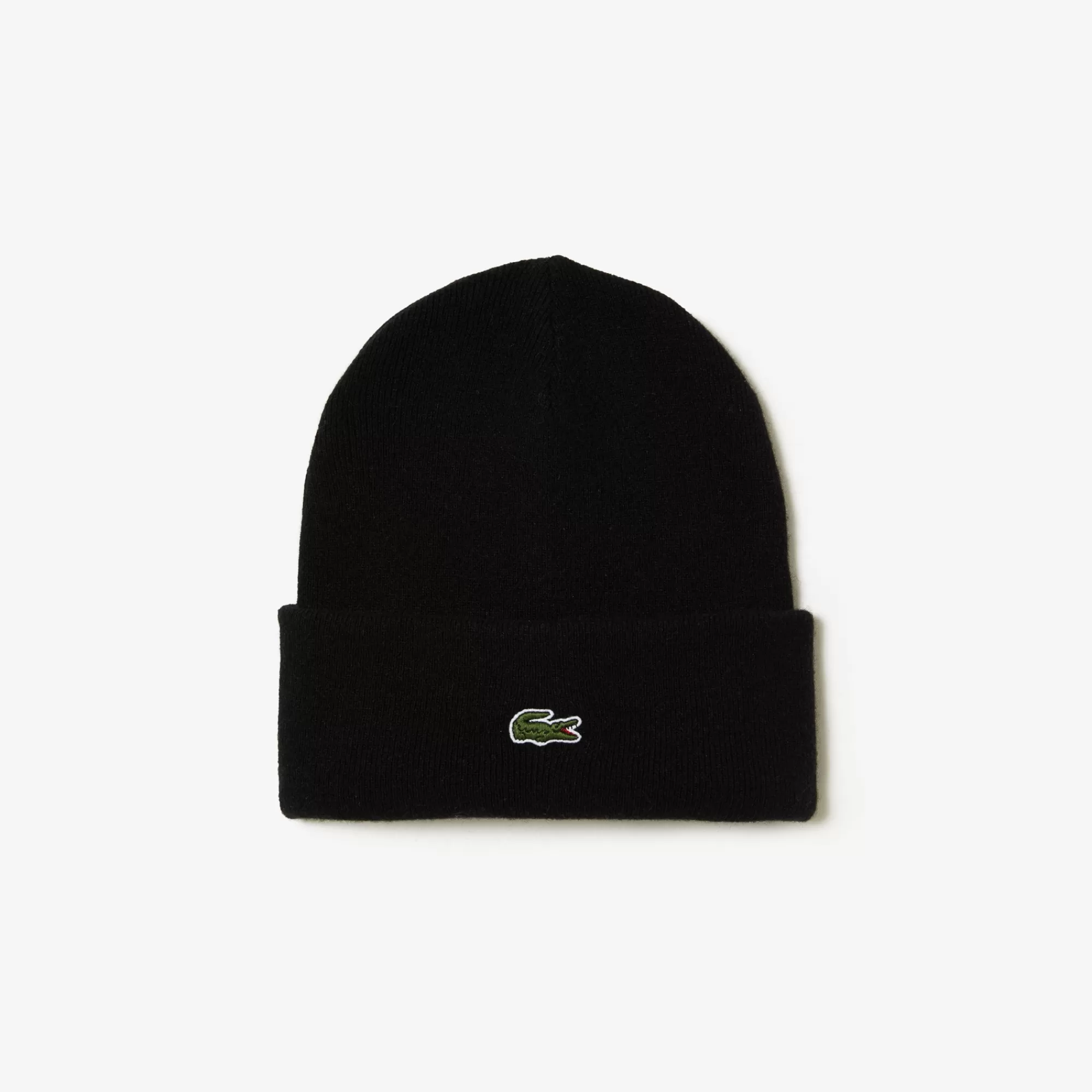 LACOSTE Men's Cuffed Wool Beanie^Women Hats | Caps & Hats