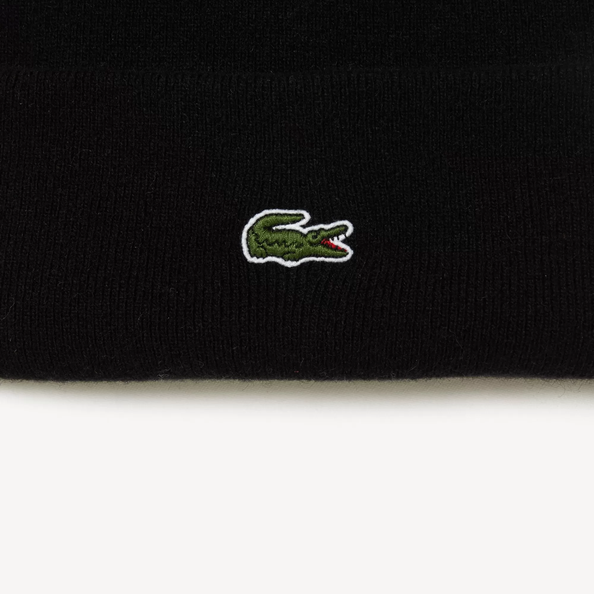 LACOSTE Men's Cuffed Wool Beanie^Women Hats | Caps & Hats