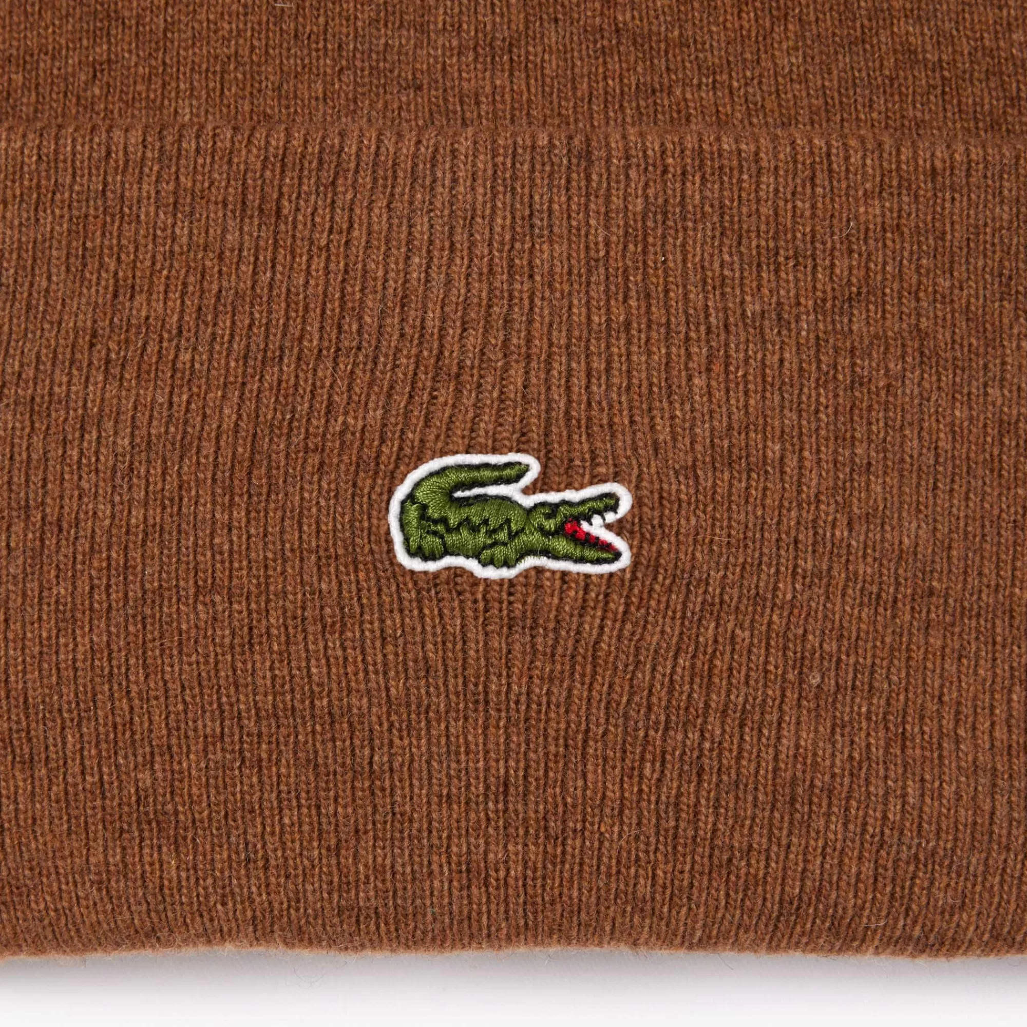 LACOSTE Men's Cuffed Wool Beanie^Women Hats | Caps & Hats