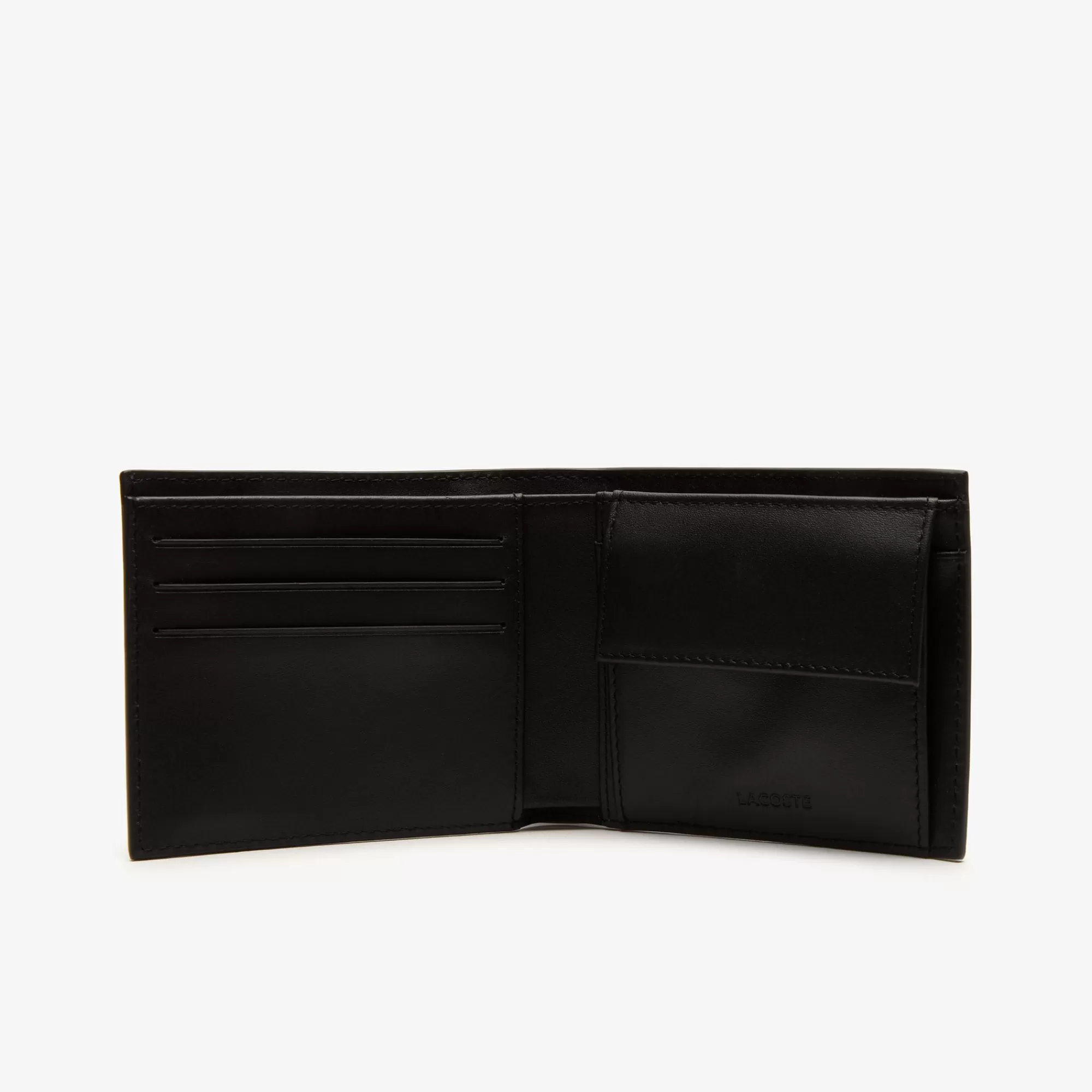 LACOSTE Men's FG Leather Billfold And Card Holder Gift Set^ Small Leather Goods