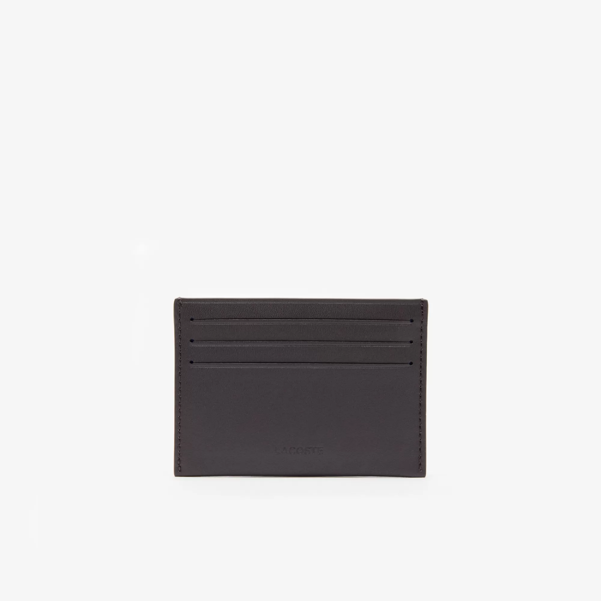 LACOSTE Men's FG Leather Card Holder^ Small Leather Goods