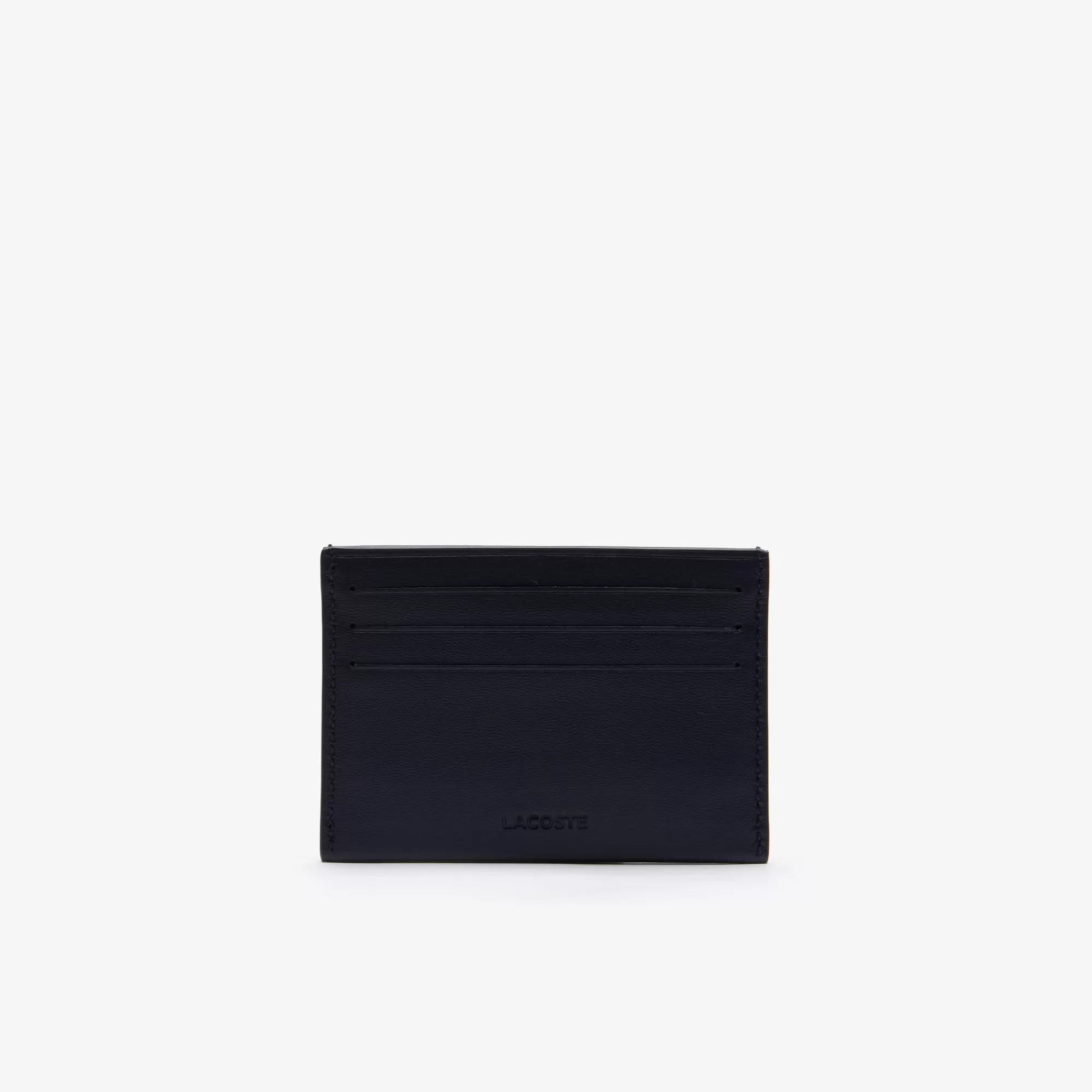 LACOSTE Men's FG Leather Card Holder^ Small Leather Goods