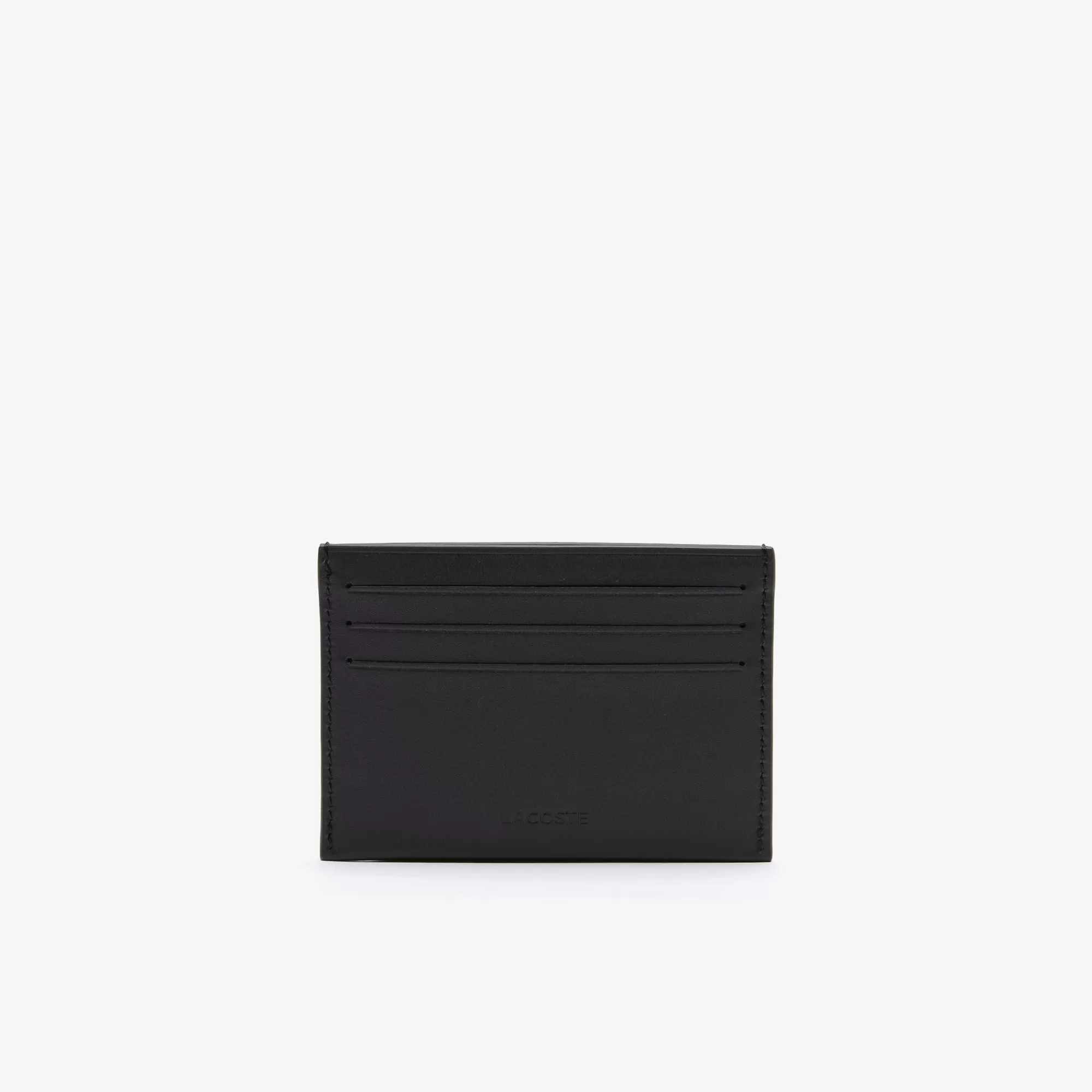 LACOSTE Men's FG Leather Card Holder^ Small Leather Goods