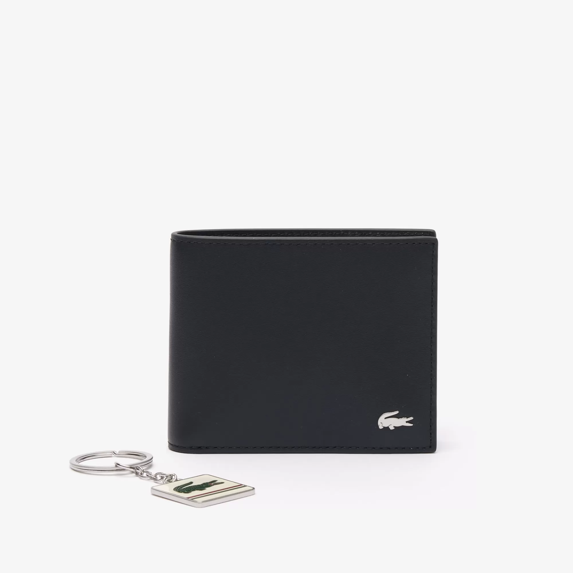 LACOSTE Men's FG Small Billfold And Keychain Gift Set^ Small Leather Goods