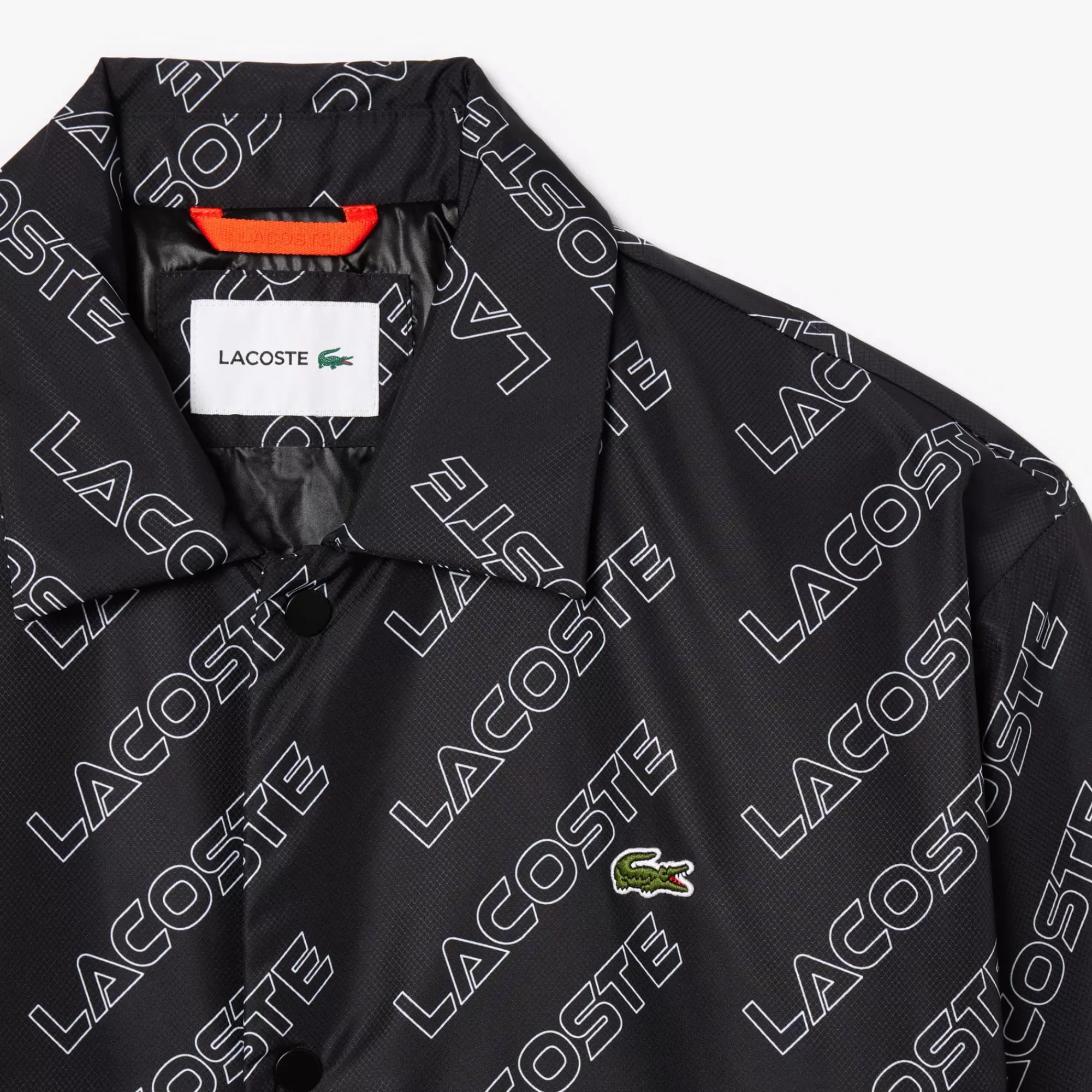 LACOSTE Men's High-Neck Graphic Print Zip-Up Jacket^ Jackets & Coats