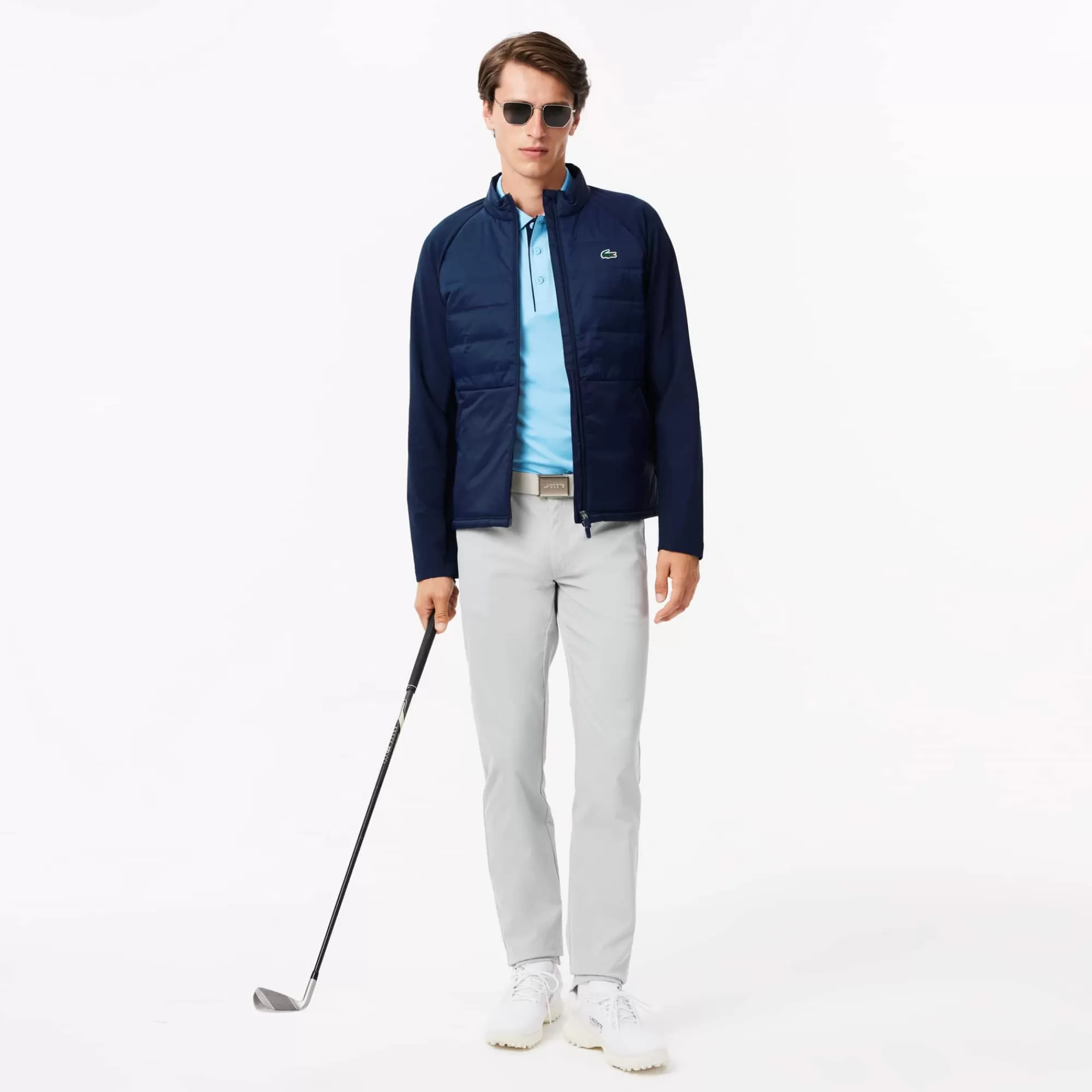 LACOSTE Men's High-Neck Quilted Golf Jacket^ Fitness & Training | Golf