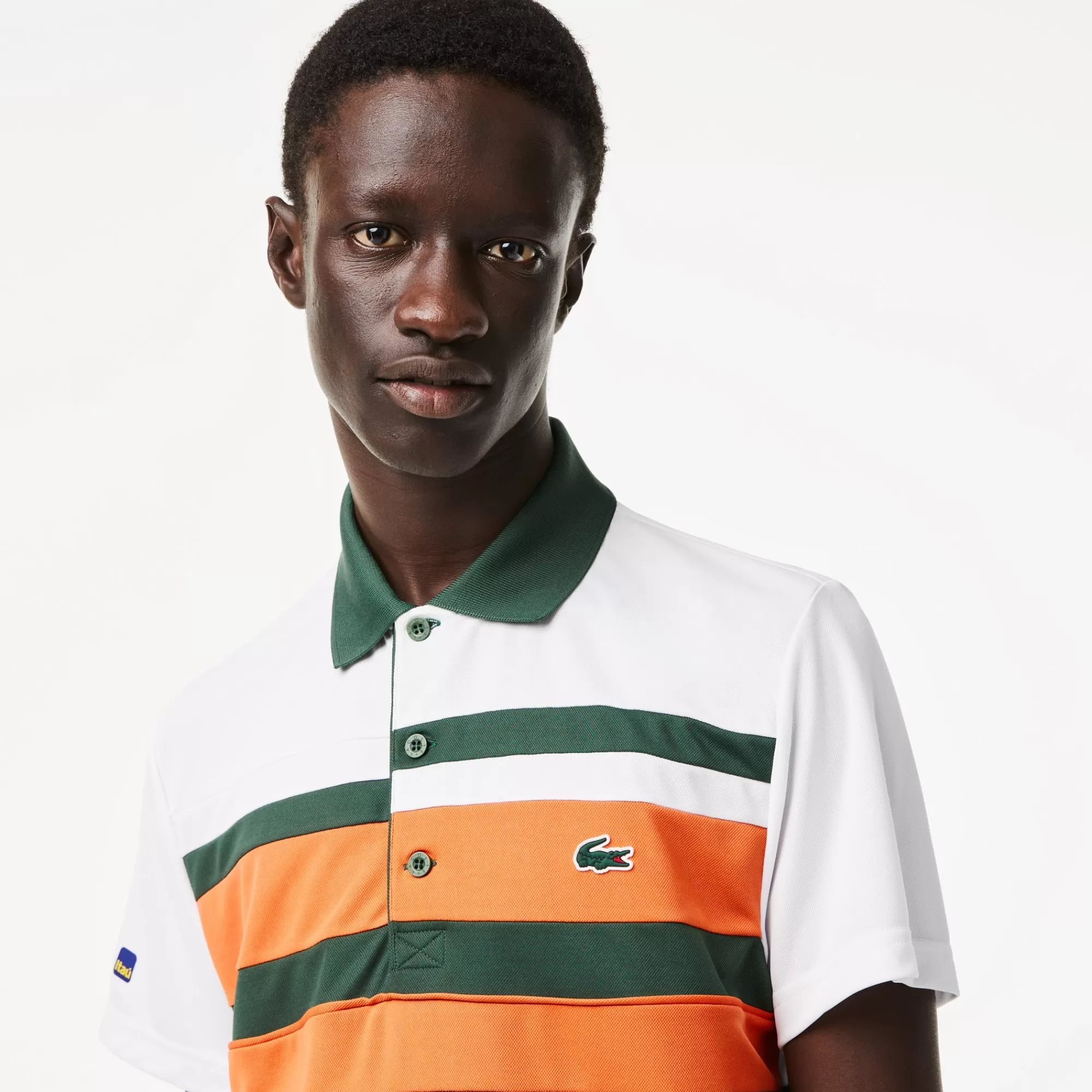 LACOSTE Men's Sport Miami Open Edition Stripe Polo^ Polos