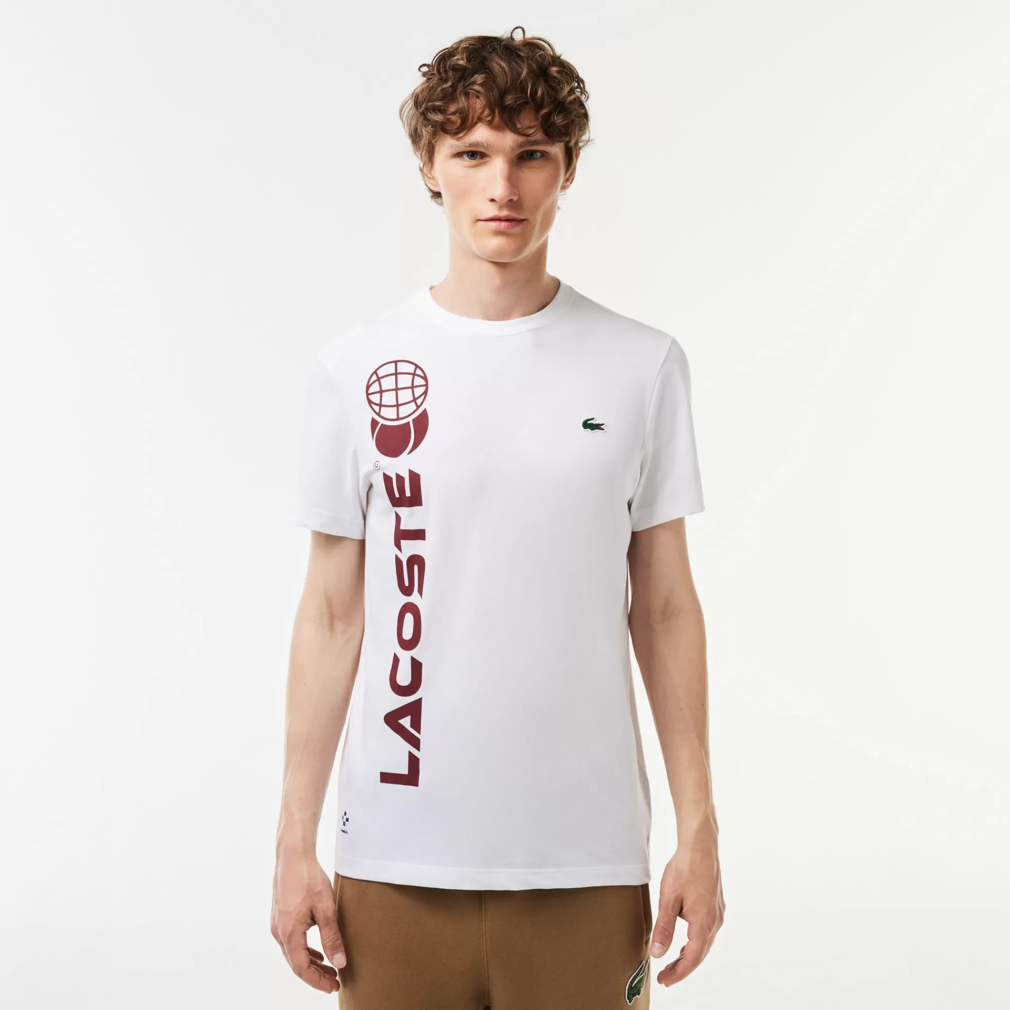 LACOSTE Men's Tennis X Daniil Medvedev Regular Fit T-Shirt^ Fitness & Training | Tennis