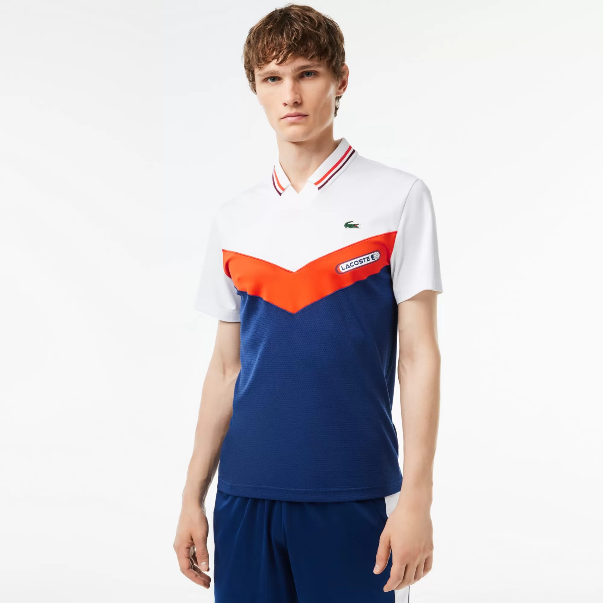 LACOSTE Men's Tennis X Daniil Medvedev Slim Fit Seamless Polo^ Fitness & Training | Tennis
