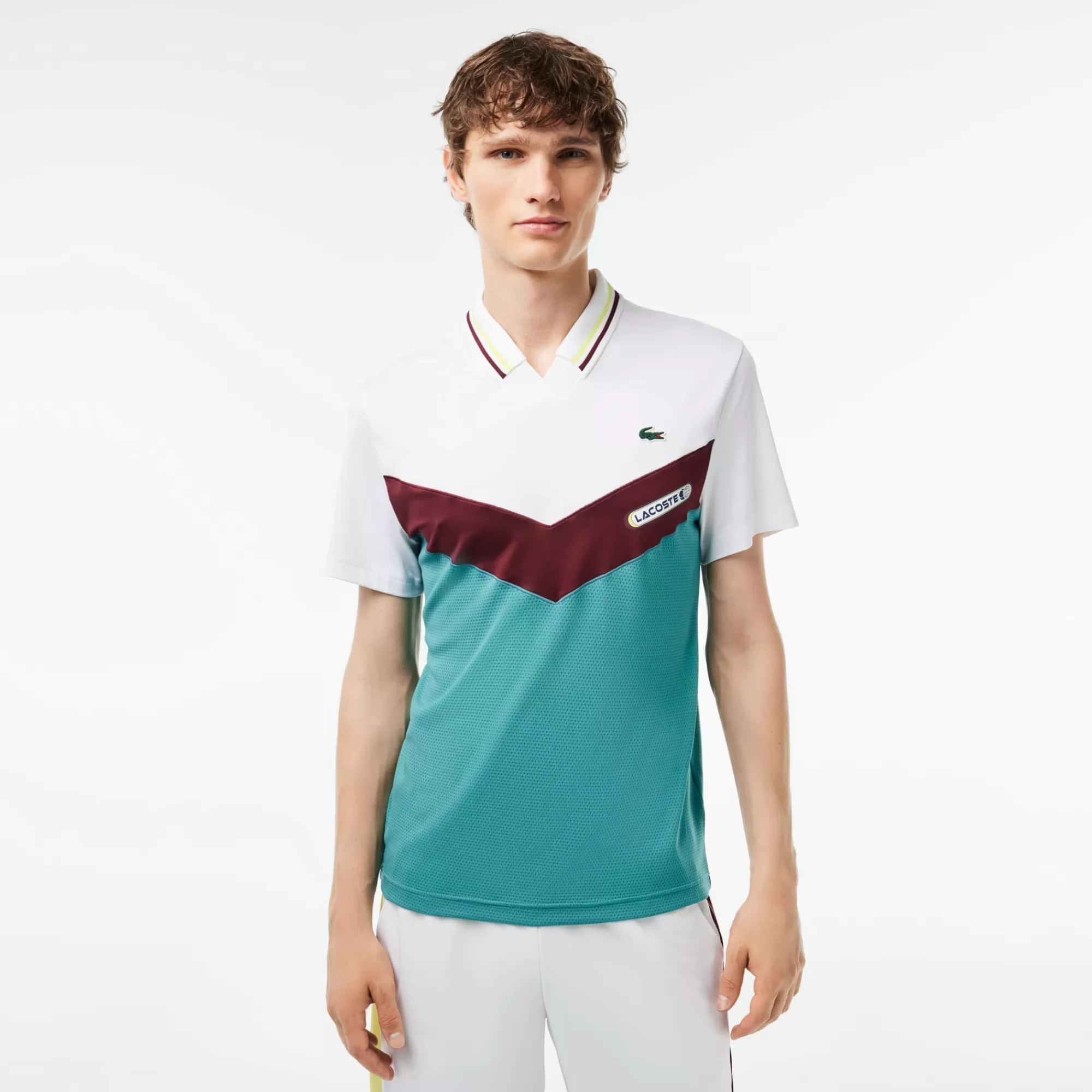 LACOSTE Men's Tennis X Daniil Medvedev Slim Fit Seamless Polo^ Fitness & Training | Tennis