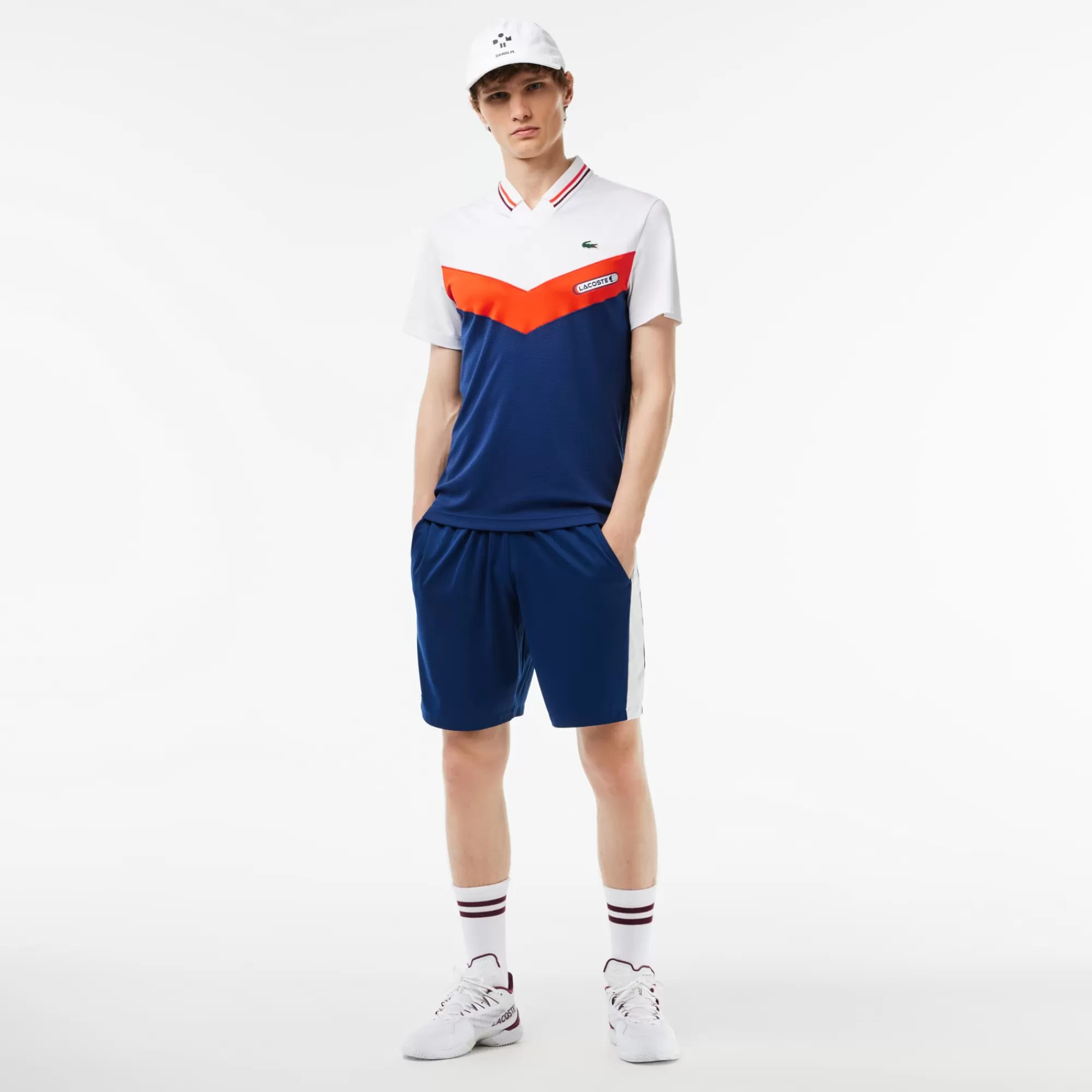 LACOSTE Men's Tennis X Daniil Medvedev Slim Fit Seamless Polo^ Fitness & Training | Tennis