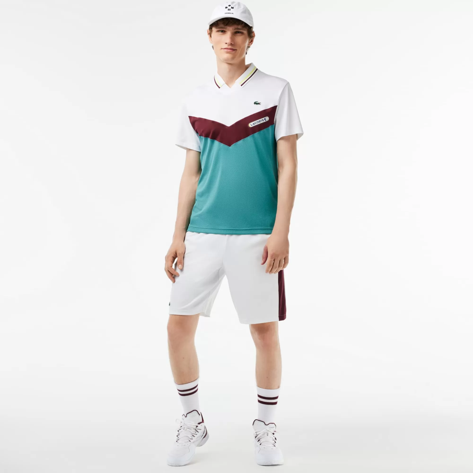 LACOSTE Men's Tennis X Daniil Medvedev Slim Fit Seamless Polo^ Fitness & Training | Tennis