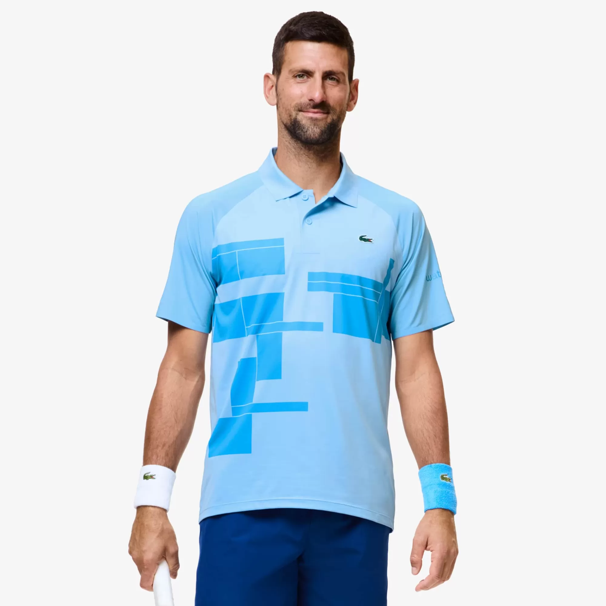 LACOSTE Men's Tennis X Novak Djokovic Regular Fit Player Polo^ Fitness & Training | Tennis
