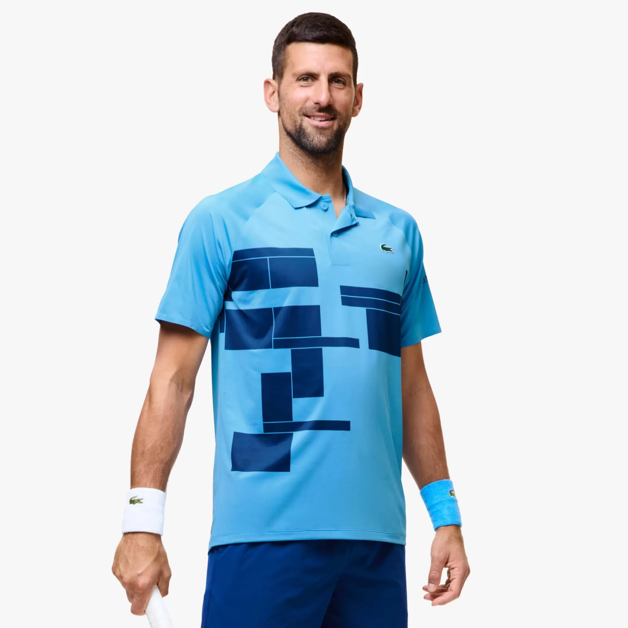 LACOSTE Men's Tennis X Novak Djokovic Regular Fit Player Polo^ Fitness & Training | Tennis