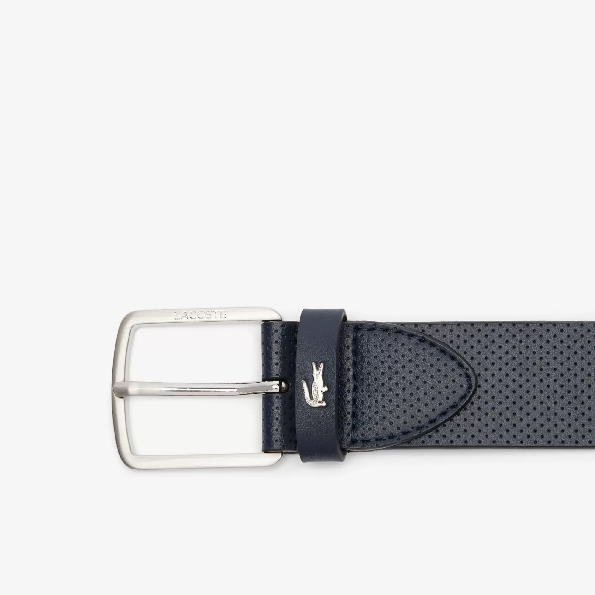 LACOSTE Men's Leather Belt & Card Holder Gift Set^ Belts