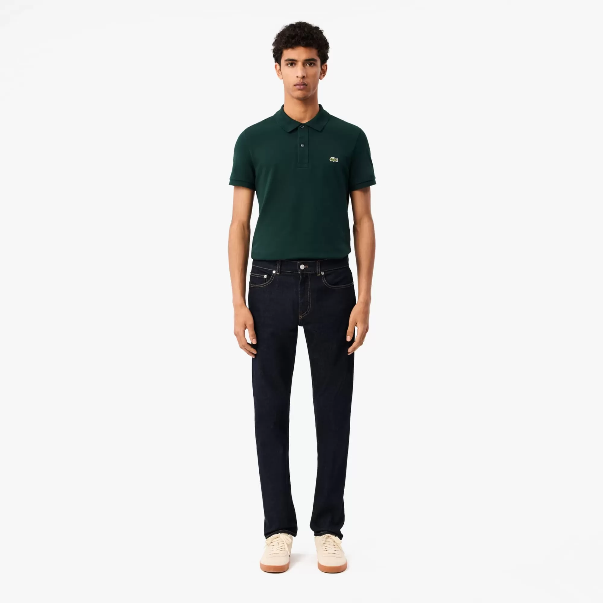 LACOSTE Men's 5-Pocket Slim Fit Indigo Jeans^ Pants & Sweatpants