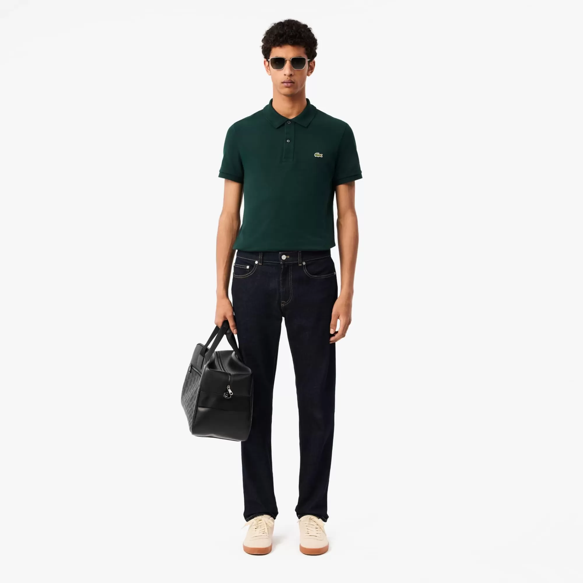 LACOSTE Men's 5-Pocket Slim Fit Indigo Jeans^ Pants & Sweatpants