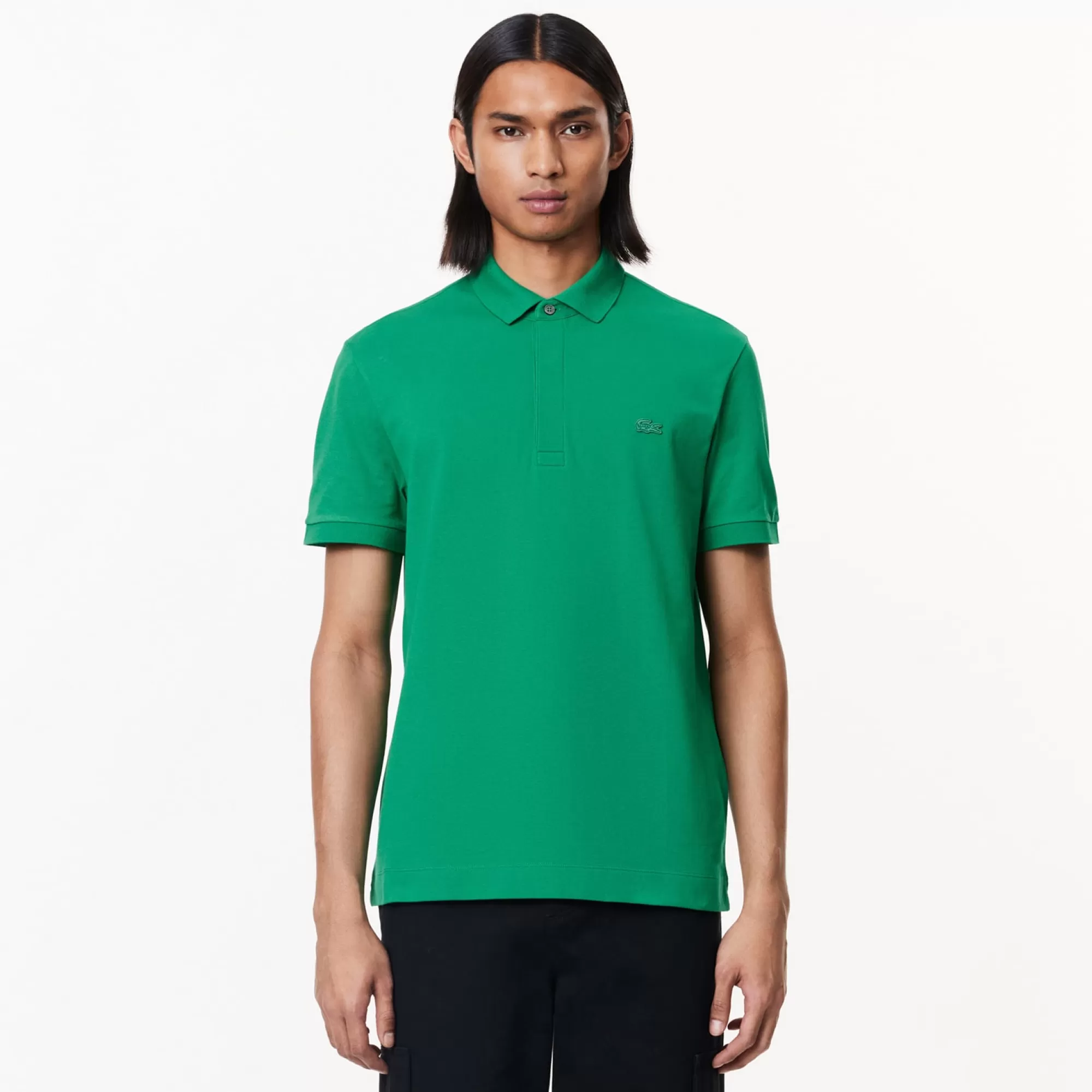 LACOSTE Men's Regular Fit Paris Stretch Piqué Polo^ Polos