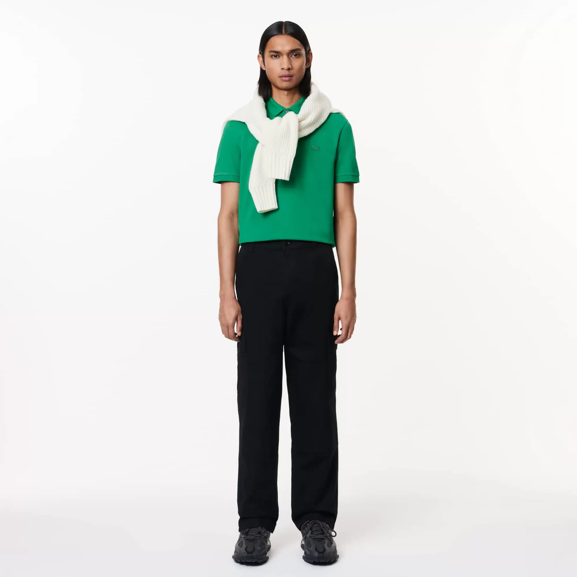 LACOSTE Men's Regular Fit Paris Stretch Piqué Polo^ Polos