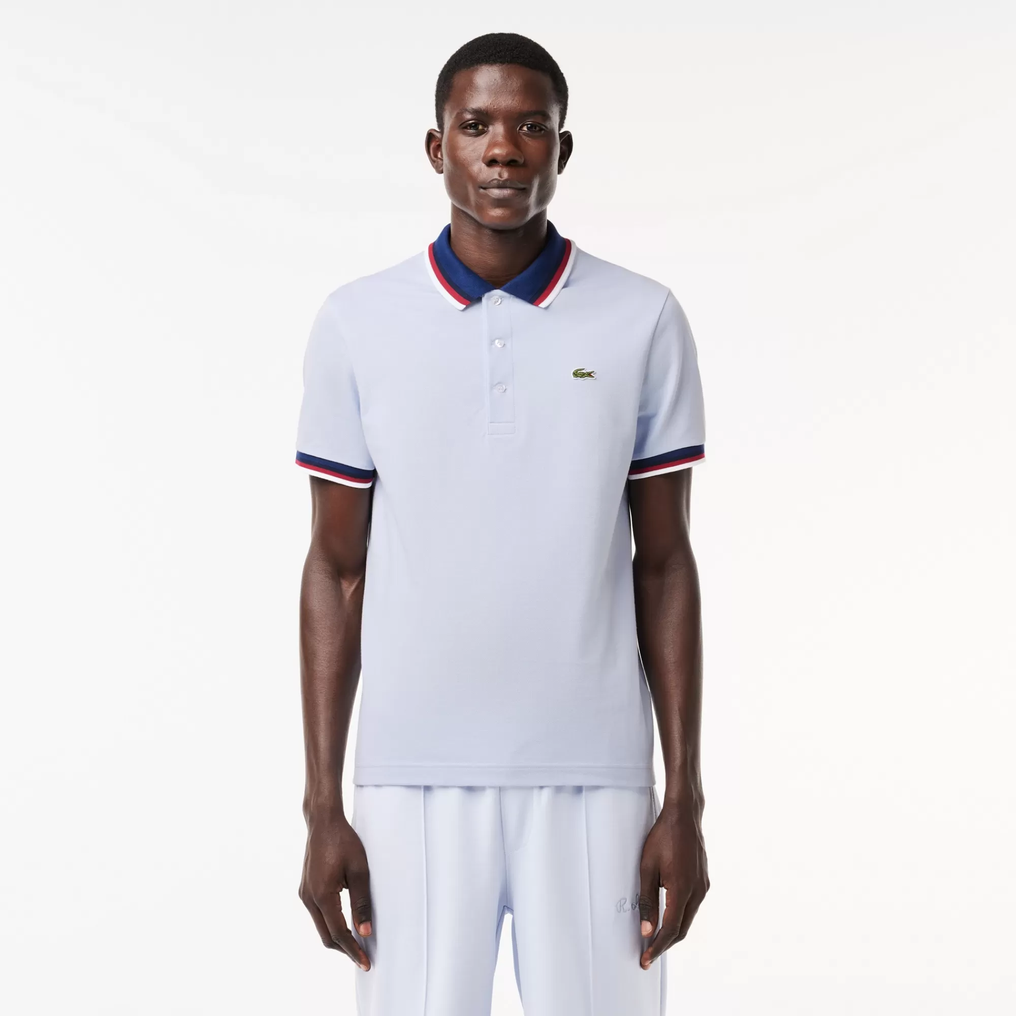 LACOSTE Men's Regular Fit Stretch Mini Piqué Polo^ Polos