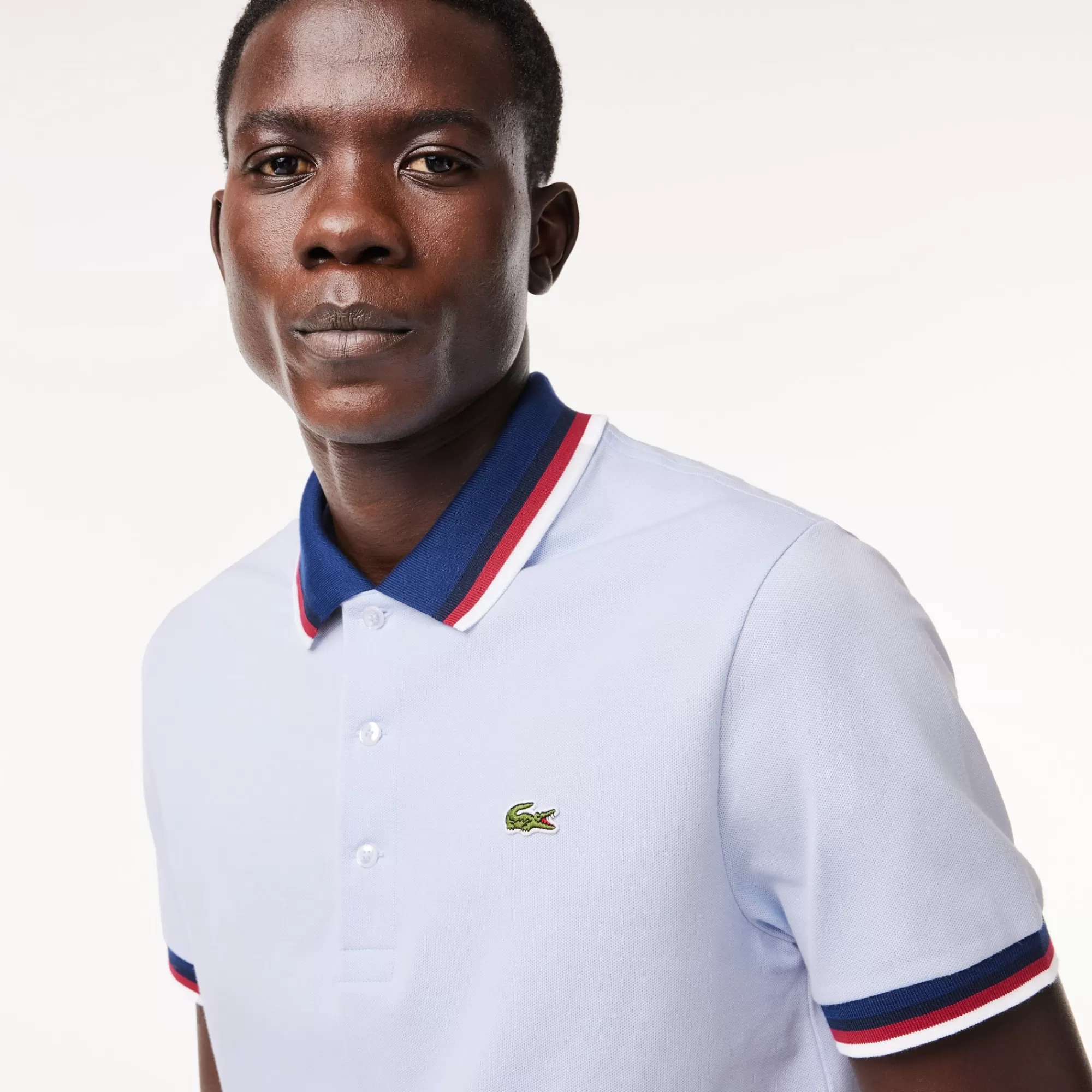 LACOSTE Men's Regular Fit Stretch Mini Piqué Polo^ Polos