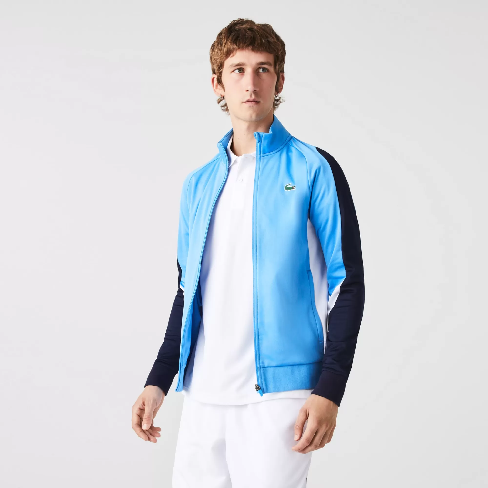 LACOSTE Men's SPORT Classic Fit Zip-Up Tennis Sweatshirt^ Pickleball | Tennis