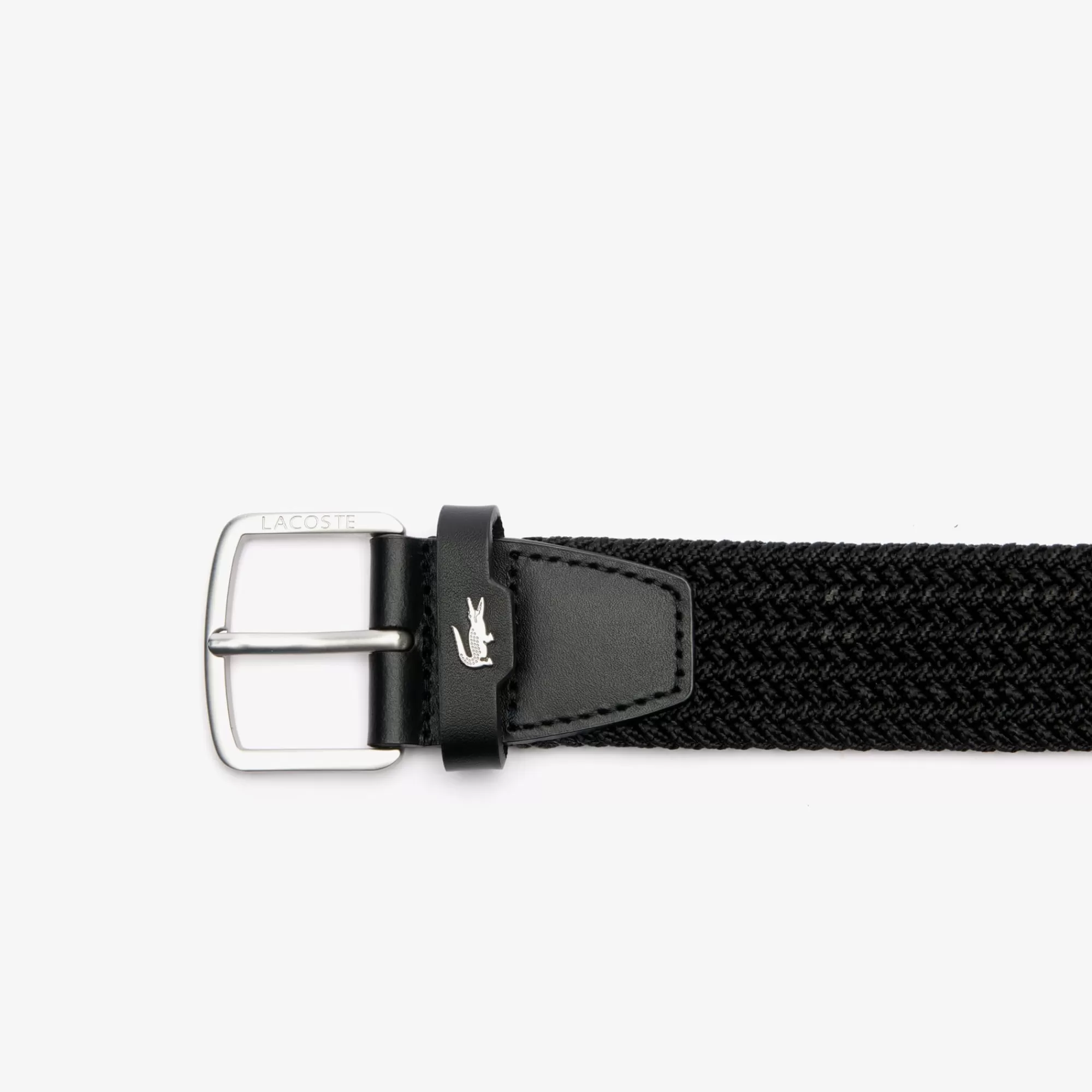 LACOSTE Men's Stretch Canvas Strap Belt^ Belts