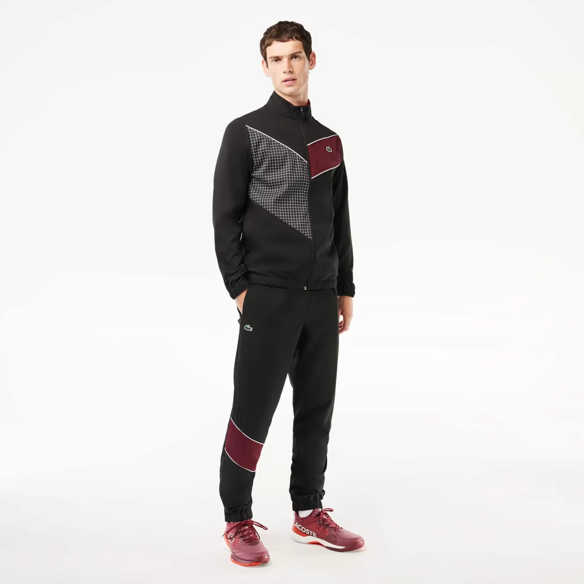 LACOSTE Men's Stretch Fabric Tennis Sweatsuit^ Pickleball | Tennis