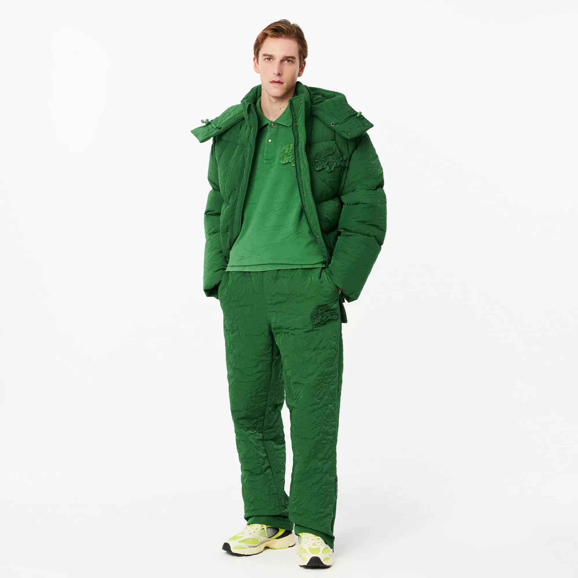 LACOSTE Unisex Embroidery Collection Oversized Puffer Jacket^Women Jackets & Coats | Jackets & Coats