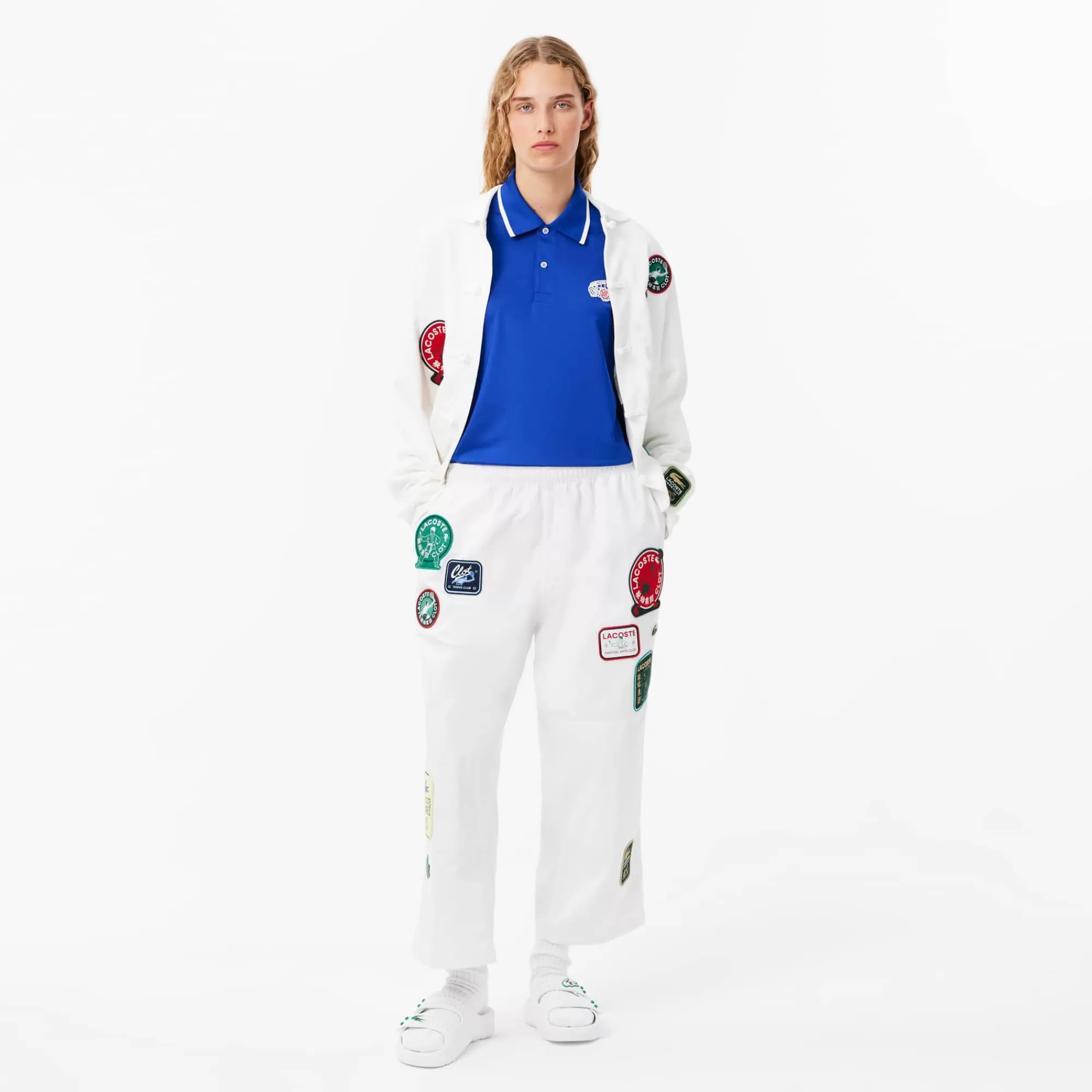 LACOSTE Unisex X CLOT Loose Fit Ultra Dry Jersey Polo^Women Polos | Polos