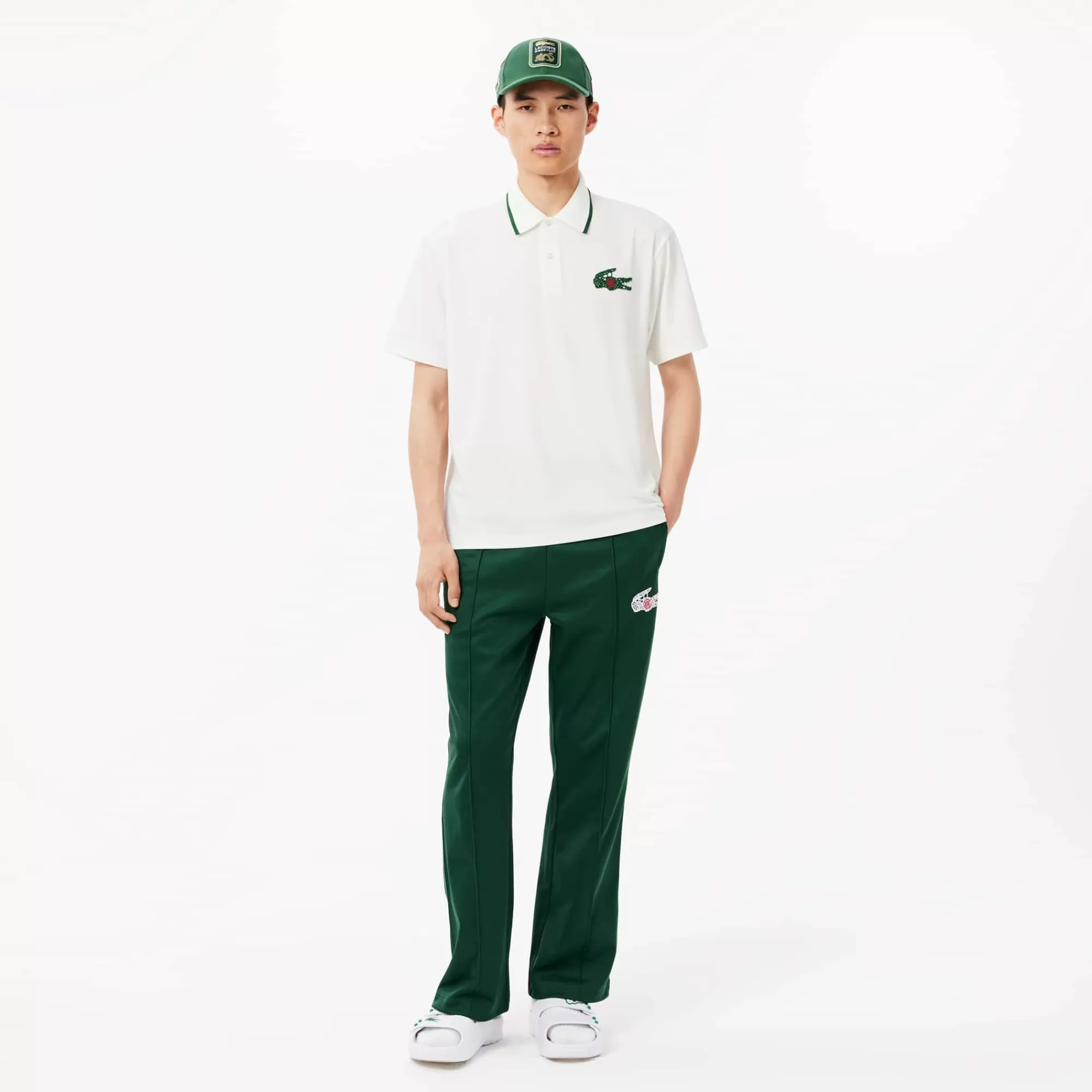 LACOSTE Unisex X CLOT Loose Fit Ultra Dry Jersey Polo^Women Polos | Polos