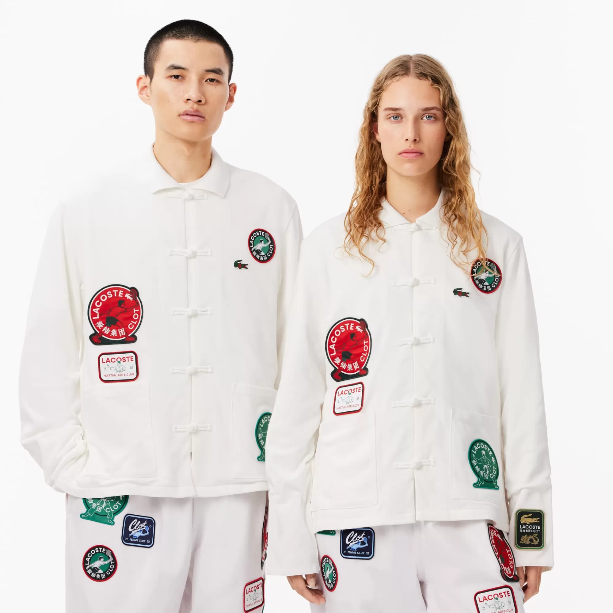 LACOSTE Unisex X Clot Multi Badge Overshirt^Women T-Shirts & Tops | Button Down Shirts