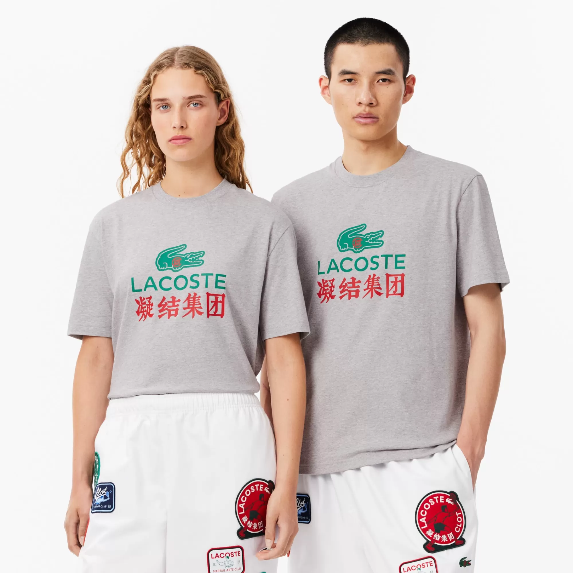 LACOSTE Unisex X CLOT Printed Cotton T-Shirt^Women T-Shirts & Tops | T-Shirts