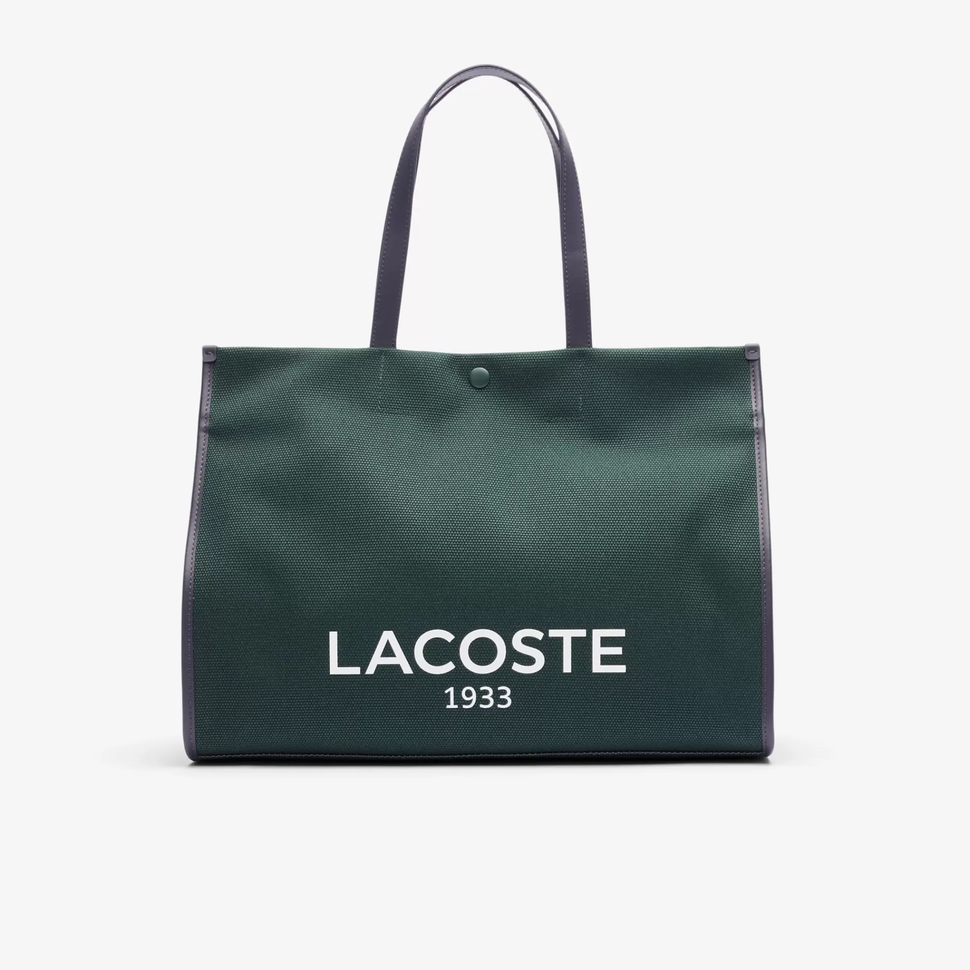 LACOSTE Unisex Large Heritage Canvas Tote^Women Tote Bags | Bags