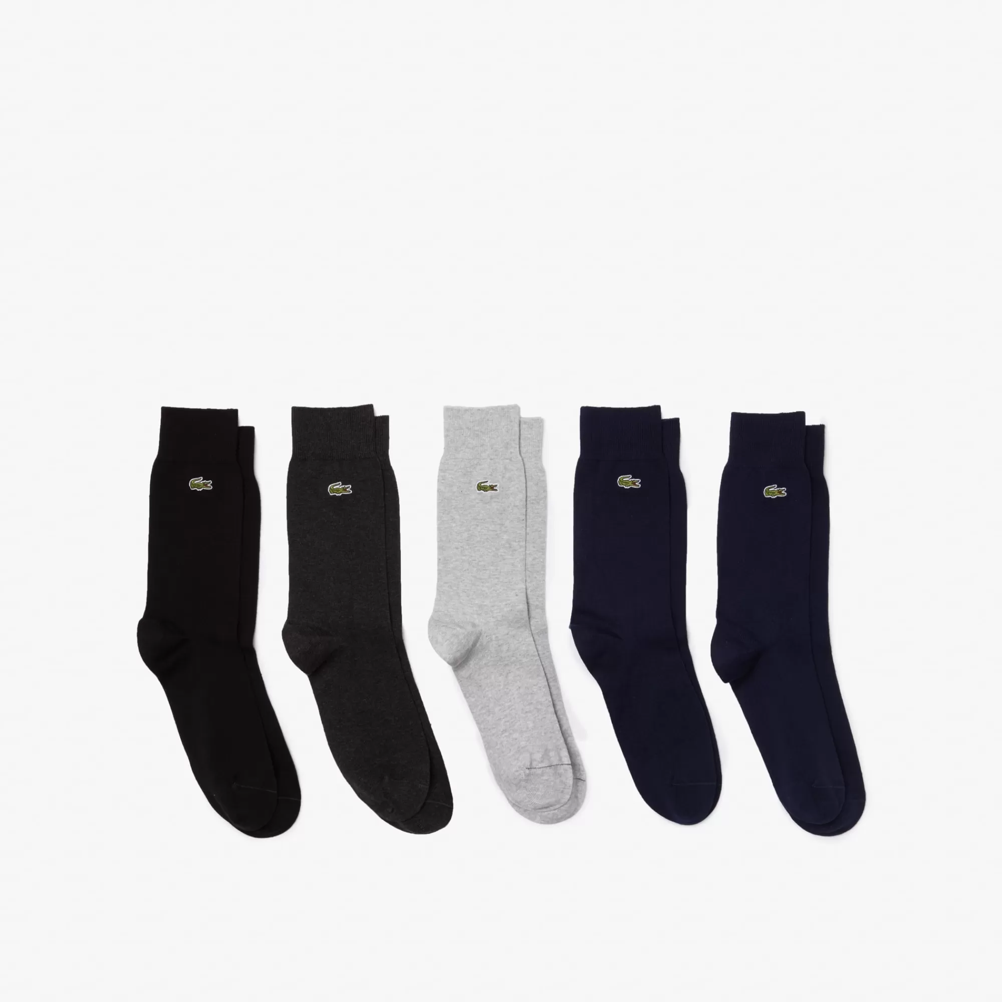 LACOSTE Unisex 5-Pack Cotton Socks^Women Socks | Socks