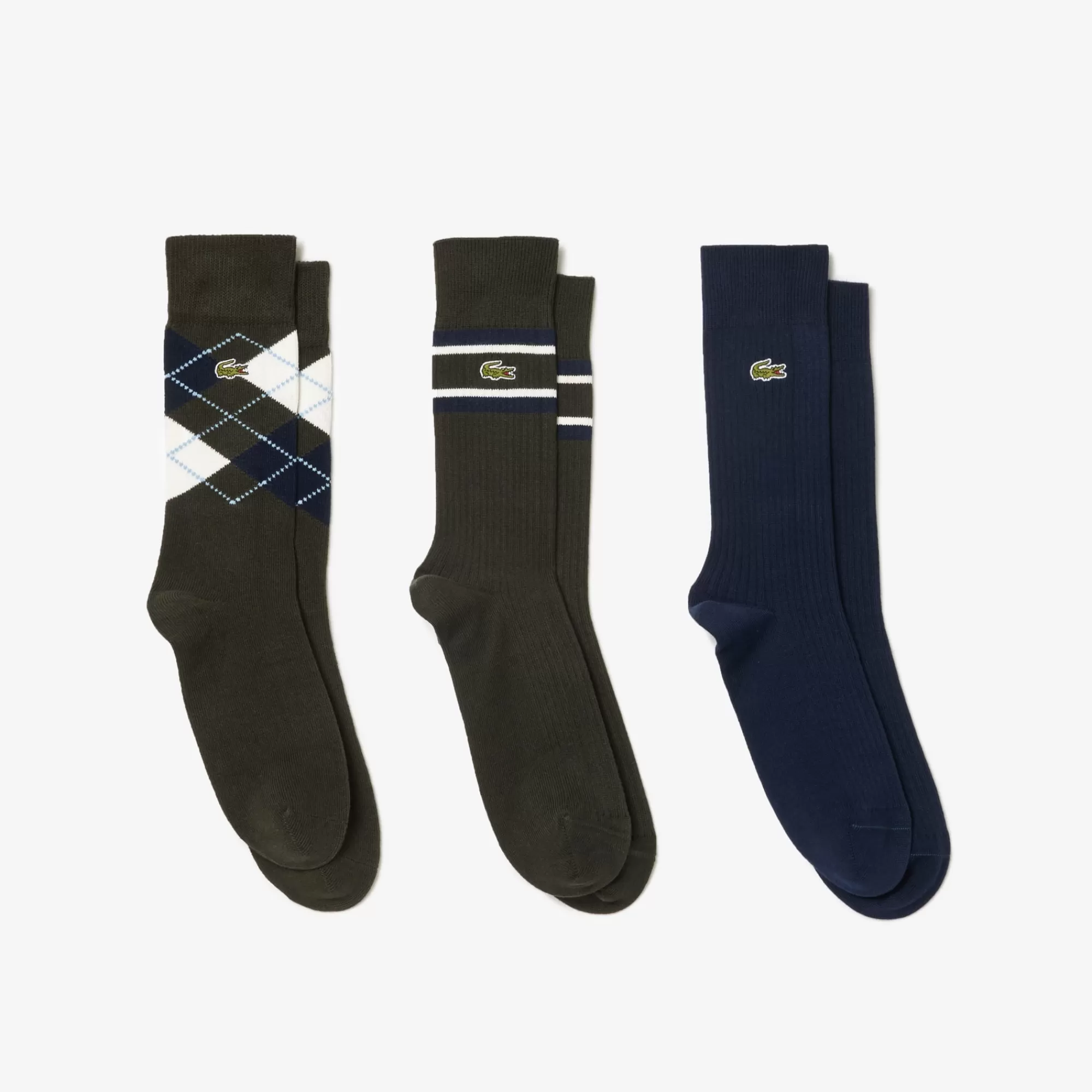 LACOSTE Unisex 3-Pack Cotton Socks Gift Set^Women Socks | Socks